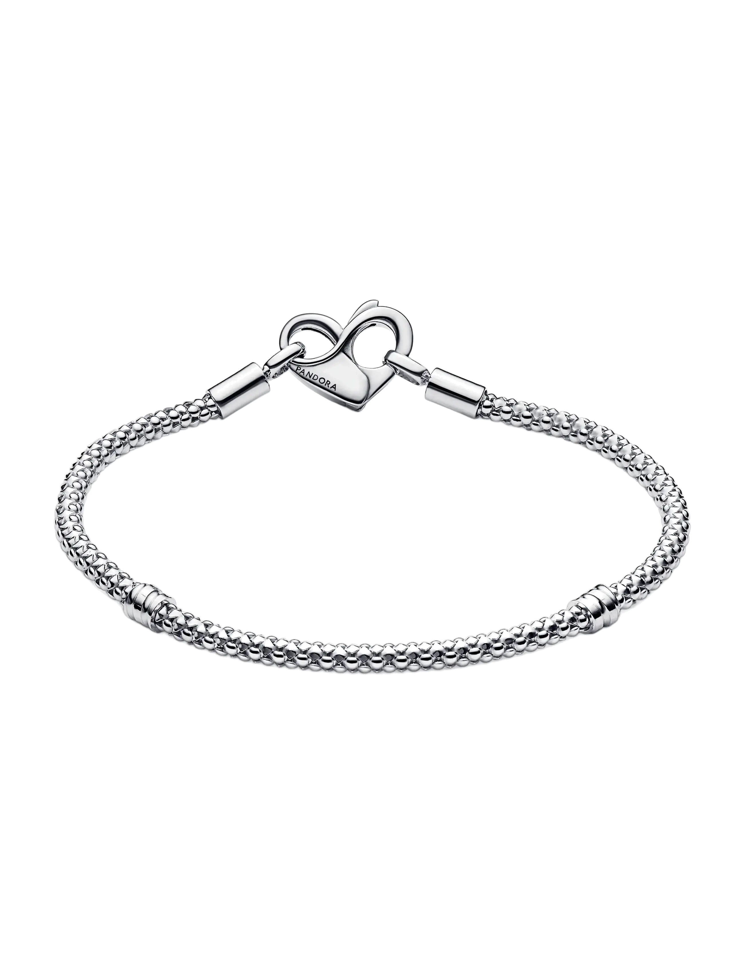 Pandora - Studded Chain Bracelet - kettenarmbänder - no color - 2