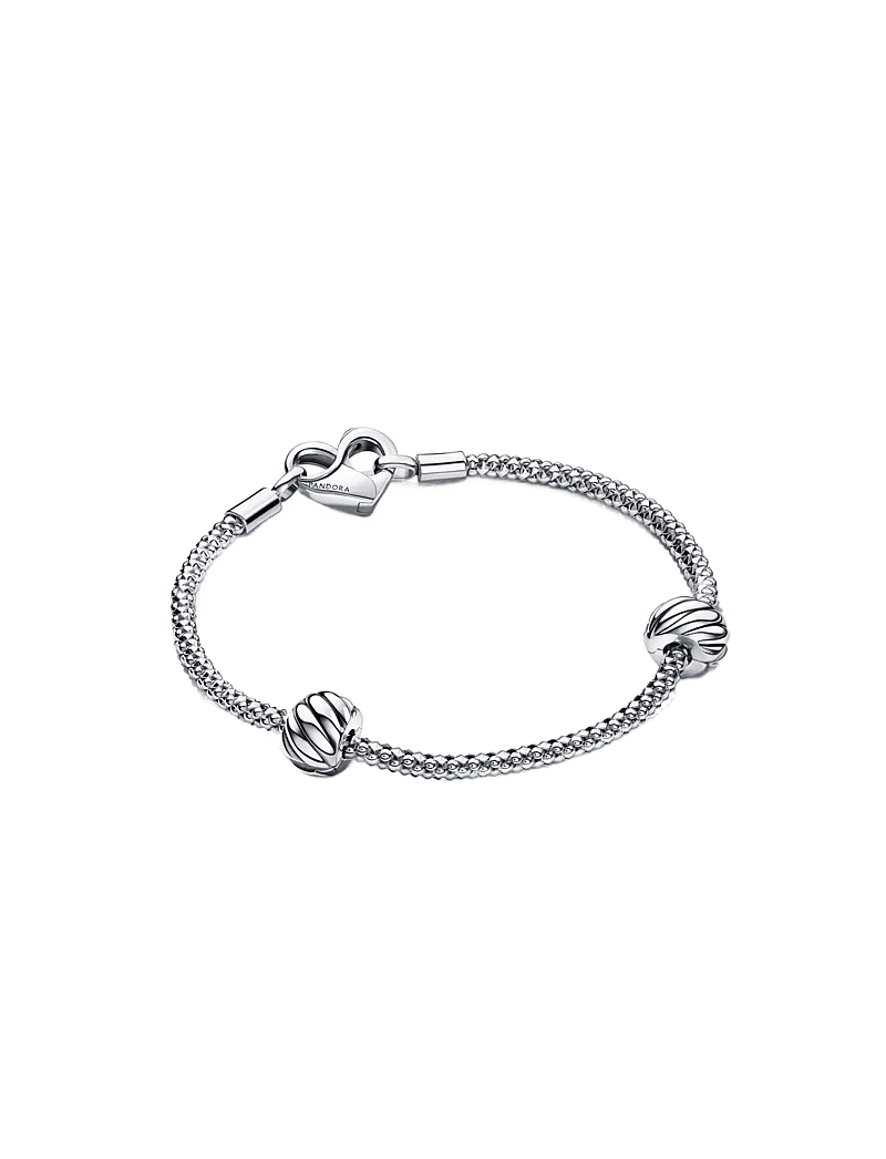 Pandora - Studded Chain Bracelet - kettenarmbänder - no color - 3