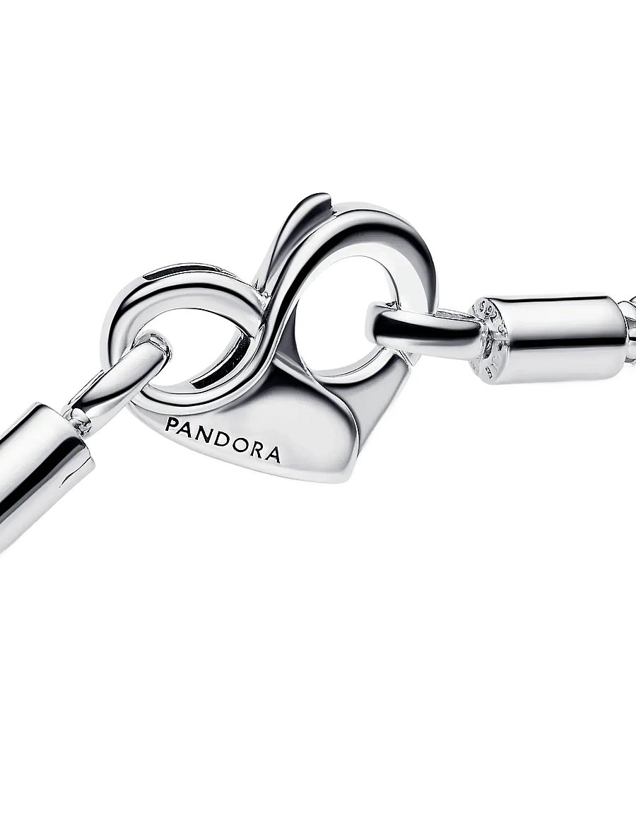 Pandora - Studded Chain Bracelet - kettenarmbänder - no color - 5