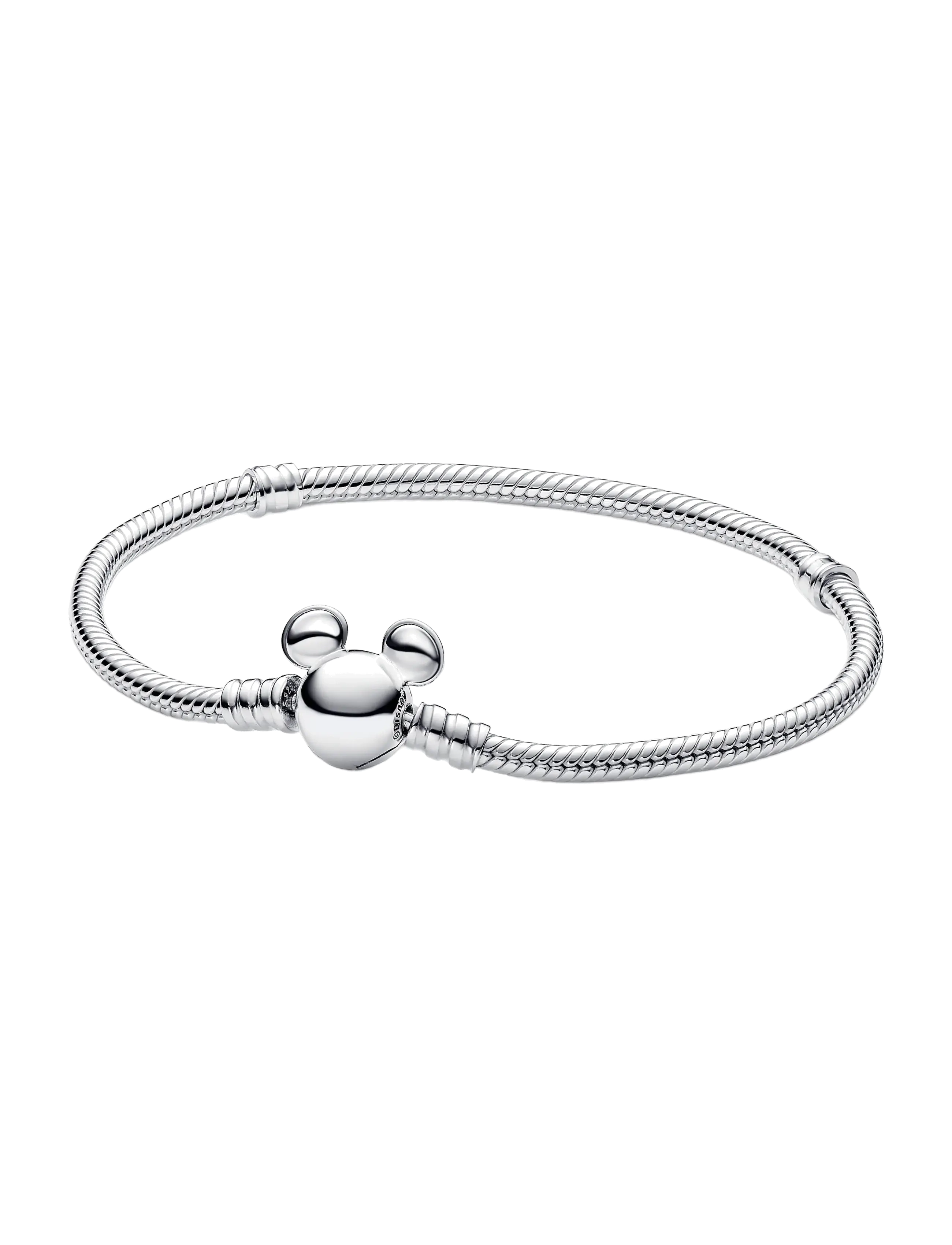 Pandora Mickey Mouse Clasp  Snake Chain Bracelet - Samarbejder - NO COLOR / undefined