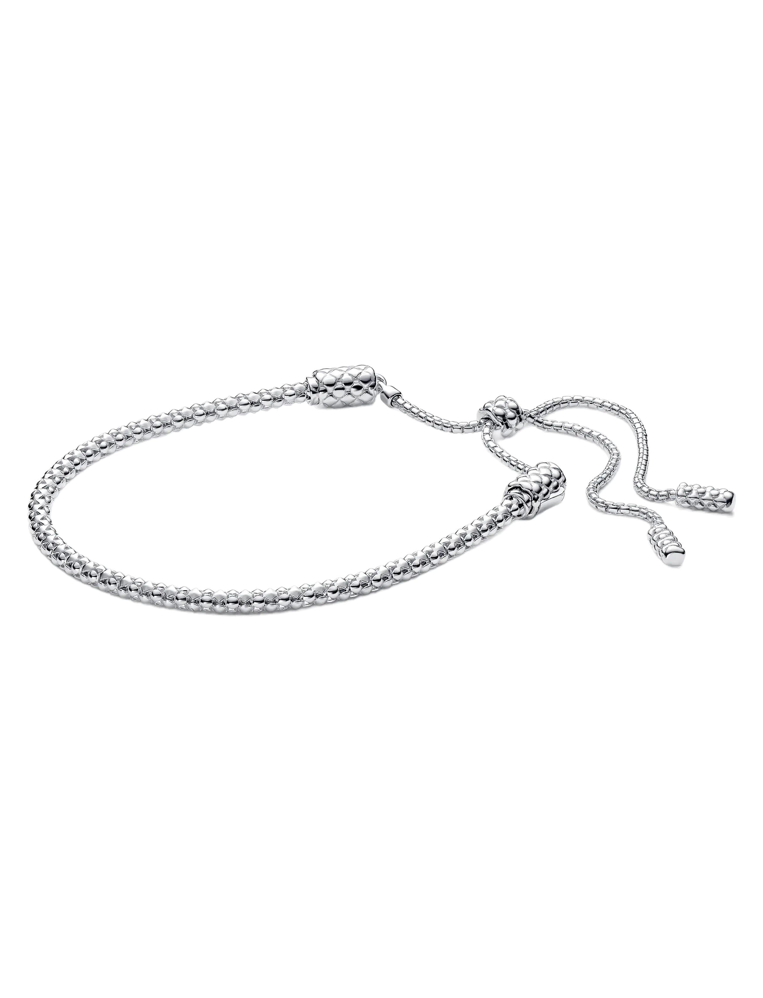 Pandora Studded chain sterling silver sliding bracelet - För henne - NO COLOR / undefined