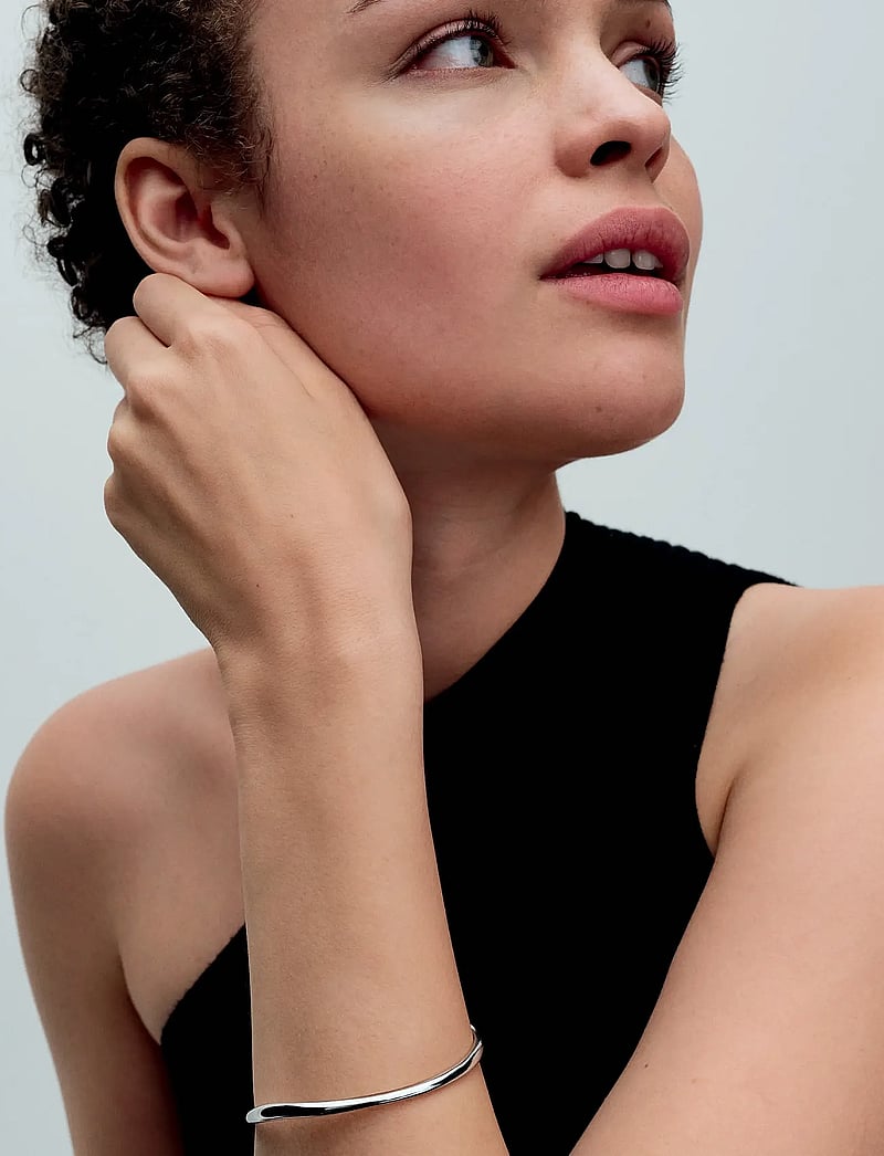 Pandora - Sterling silver bangle - bangles - no color - 0