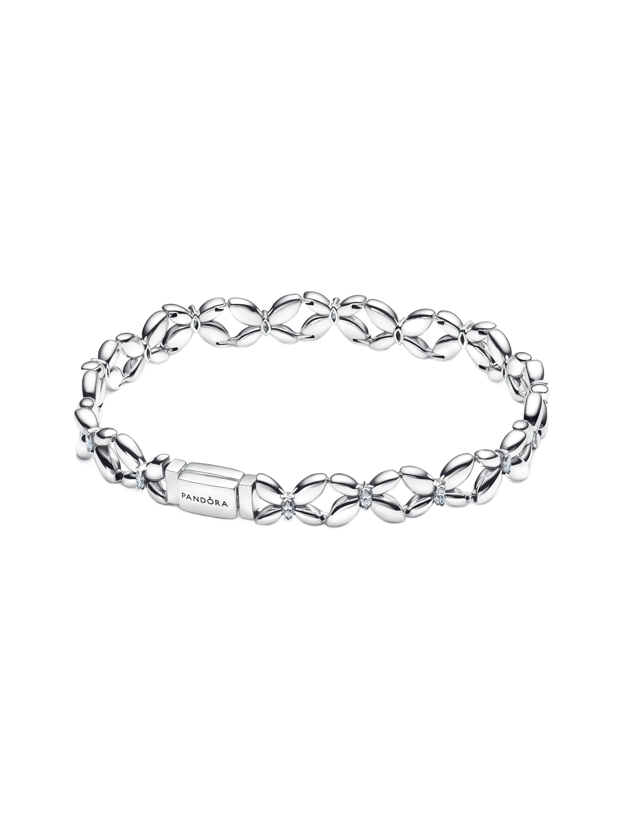 Pandora Butterfly Link Bracelet - Armbönd - CLEAR / undefined