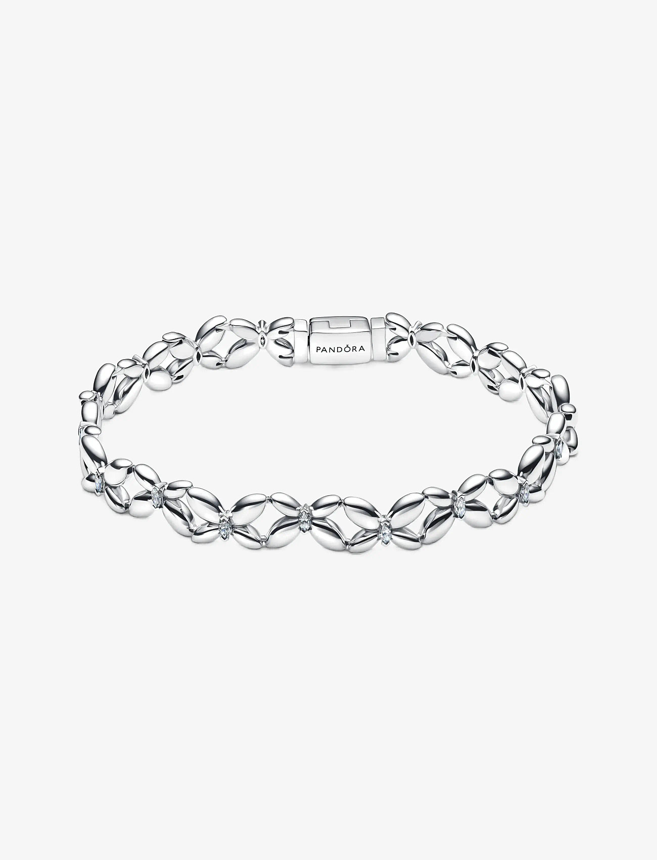 Pandora - Butterfly Link Bracelet - chain bracelets - clear - 2