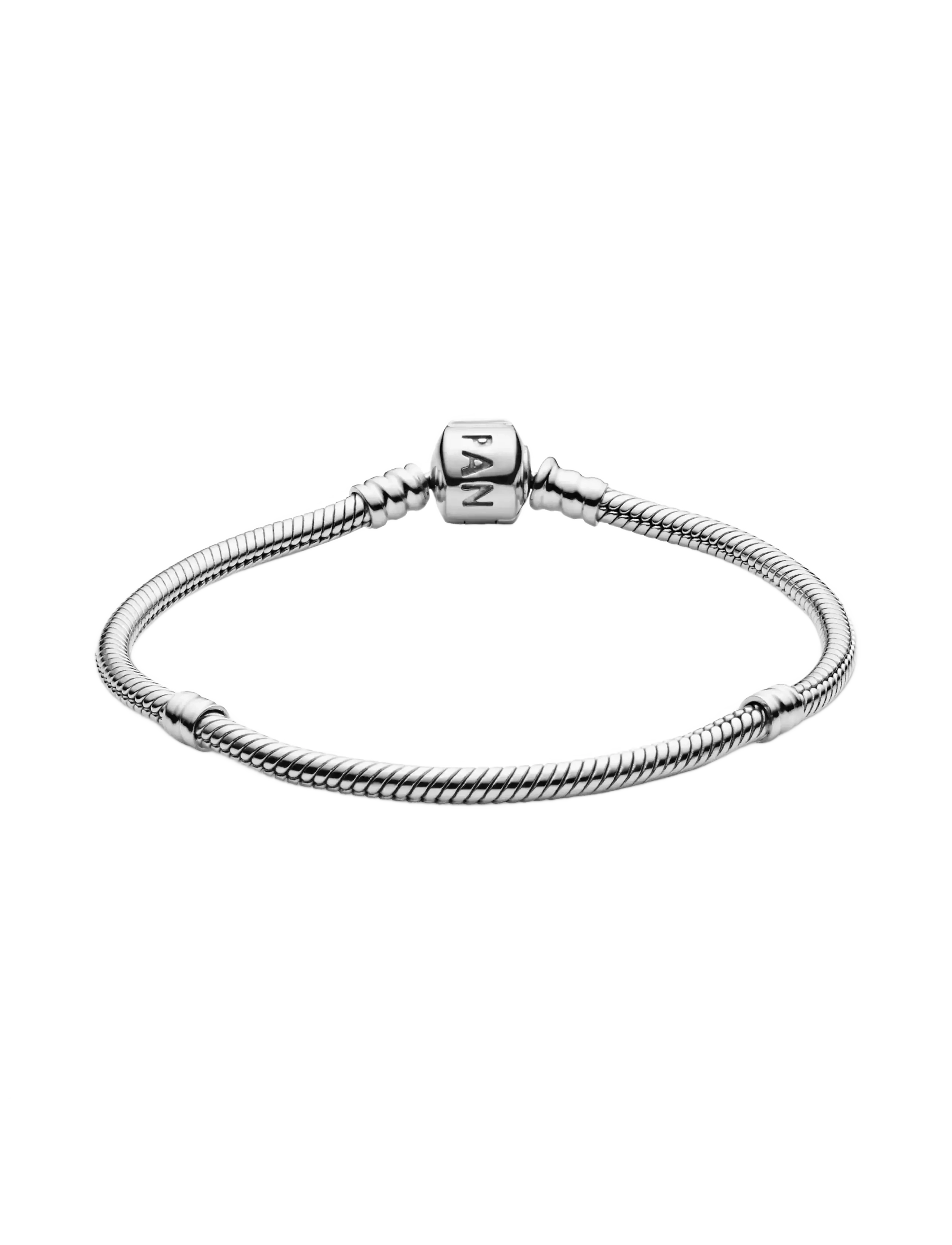 Pandora - Snake chain sterling silver bracelet - no color - 2