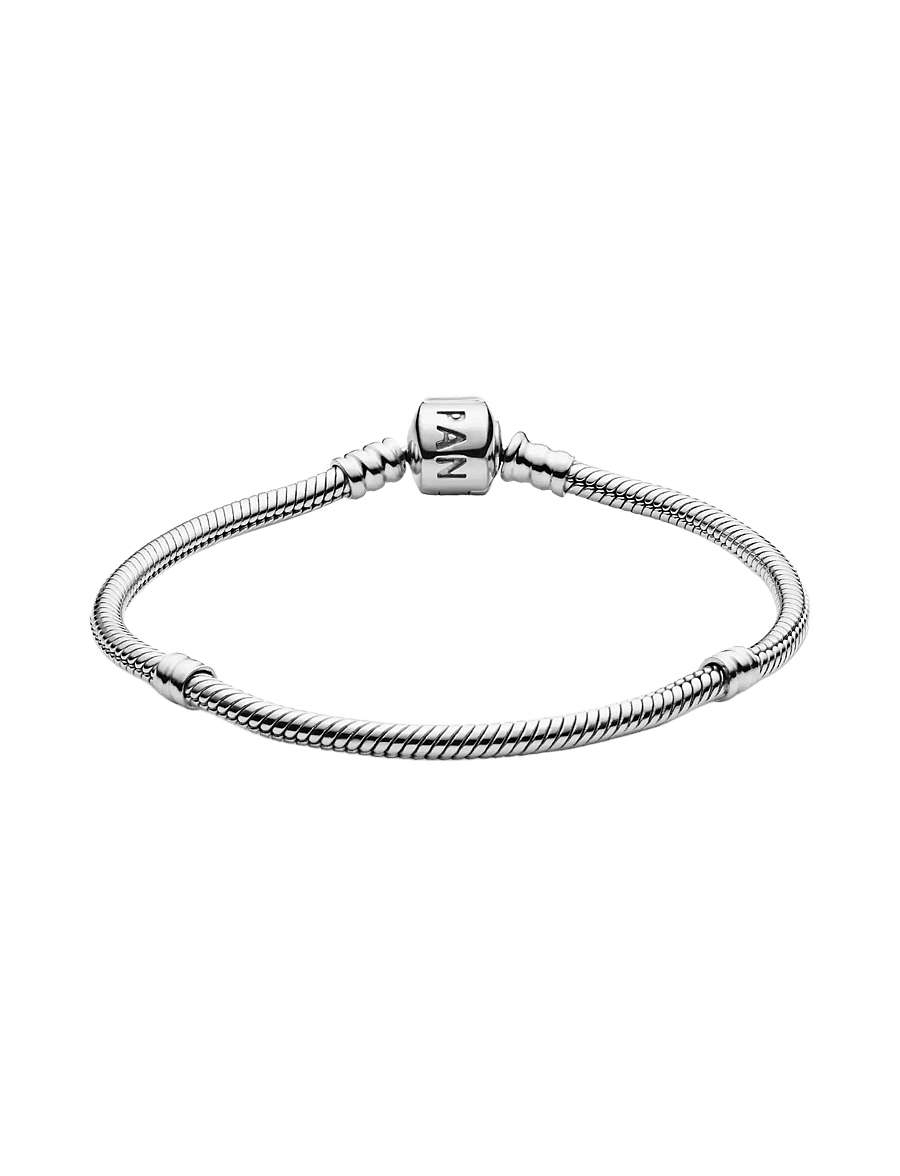 Pandora - Snake chain sterling silver bracelet - no color - 2