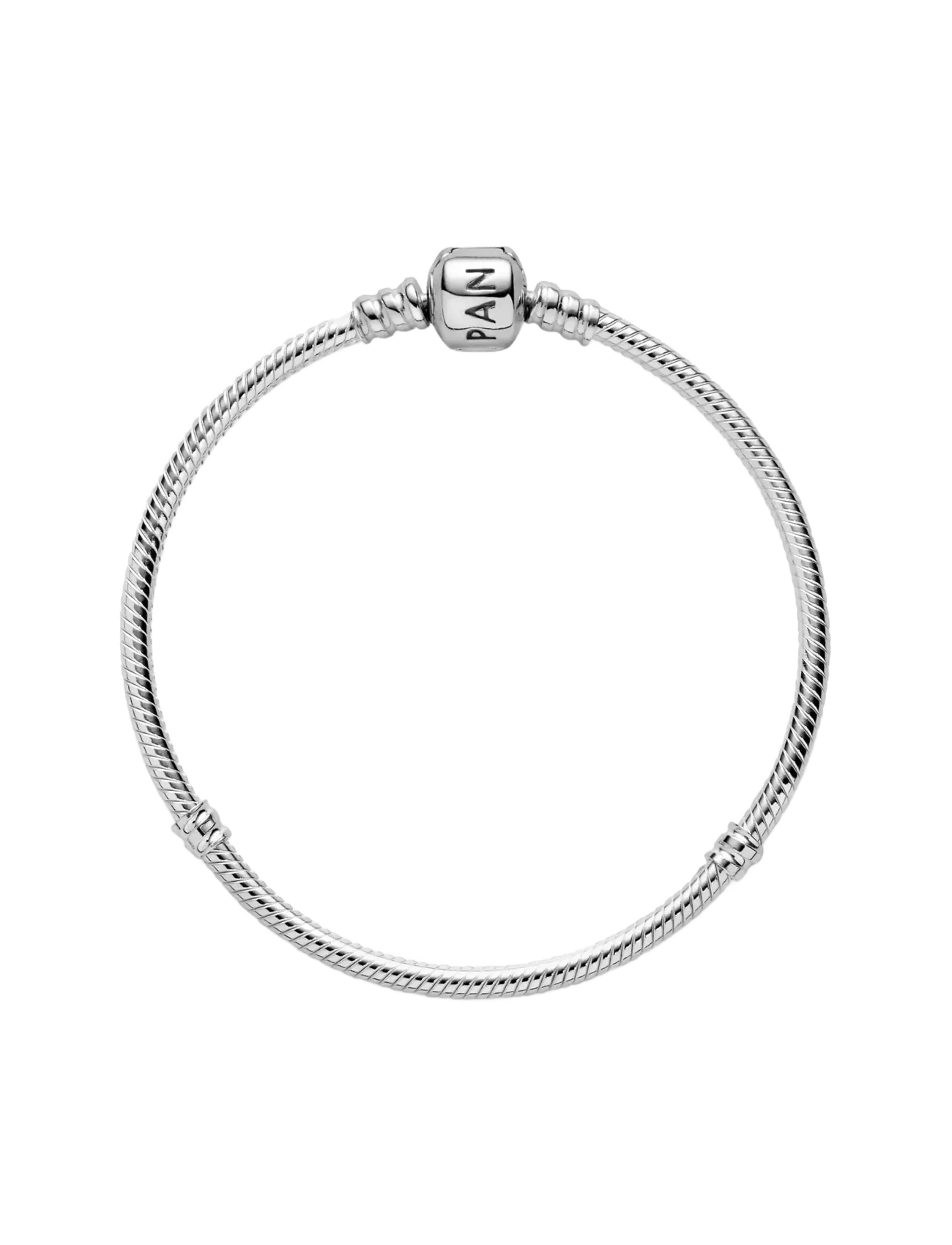 Pandora - Snake chain sterling silver bracelet - no color - 3
