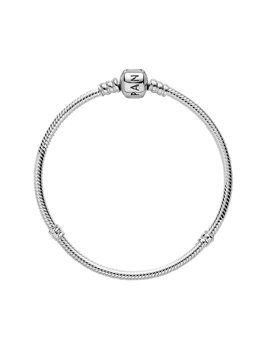 Pandora - Snake chain sterling silver bracelet - no color - 3