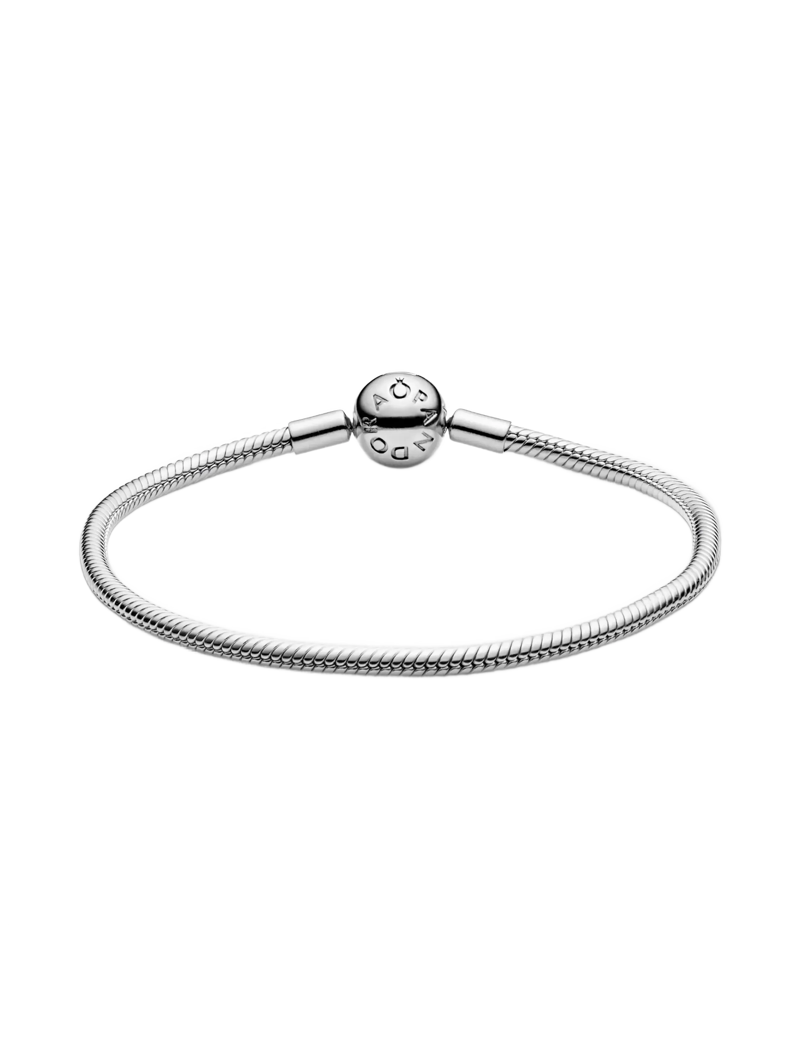 Pandora - Snake chain sterling silver bracelet - no color - 2