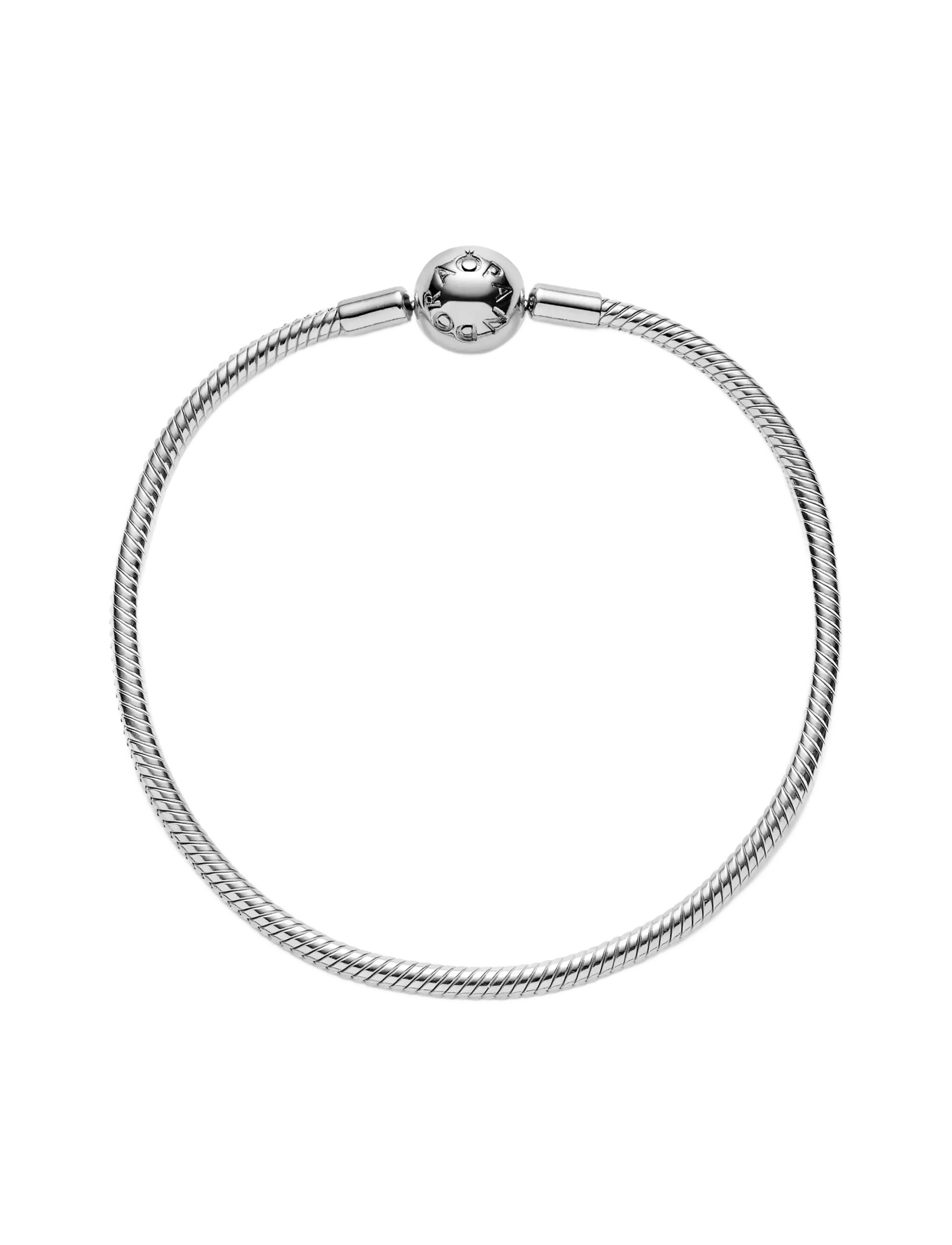 Pandora - Snake chain sterling silver bracelet - no color - 3