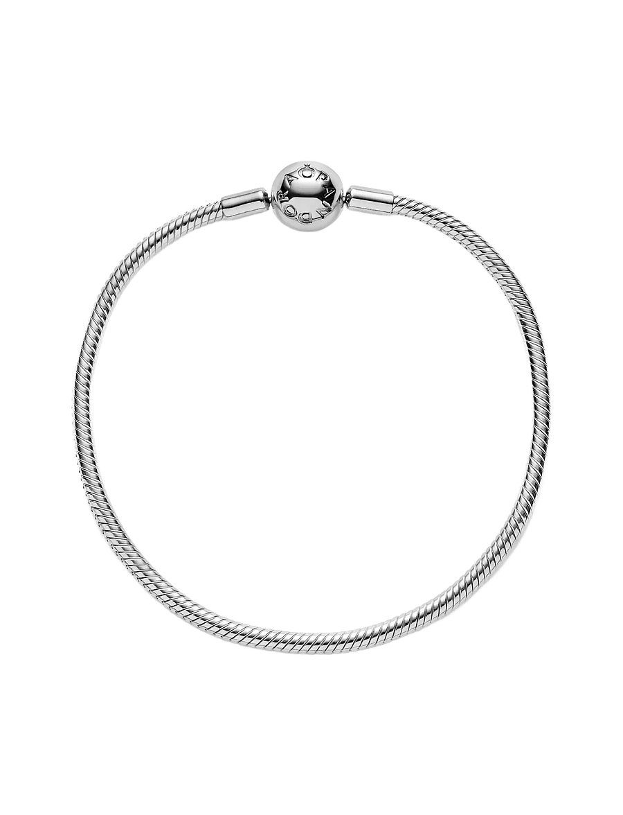Pandora - Snake chain sterling silver bracelet - no color - 3