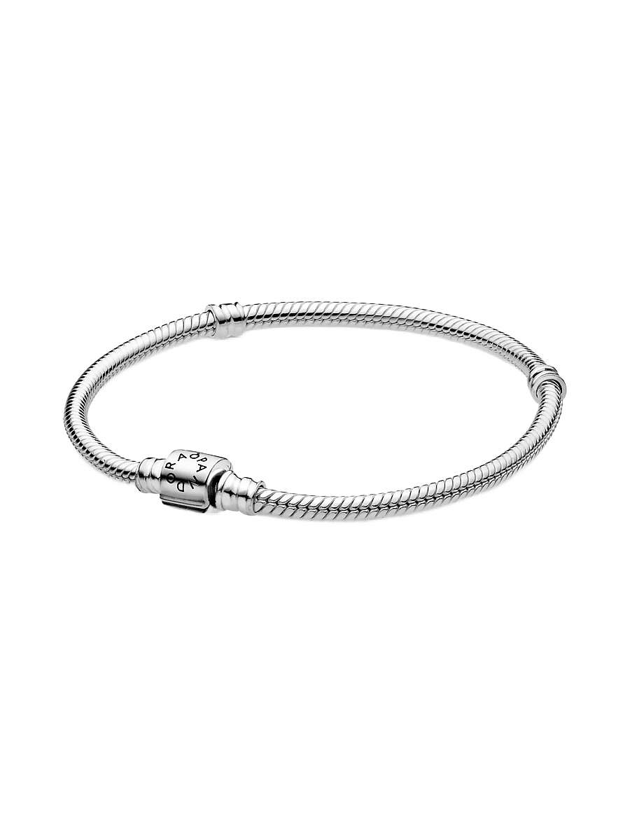 Pandora - Snake chain sterling silver bracelet - no color - 1