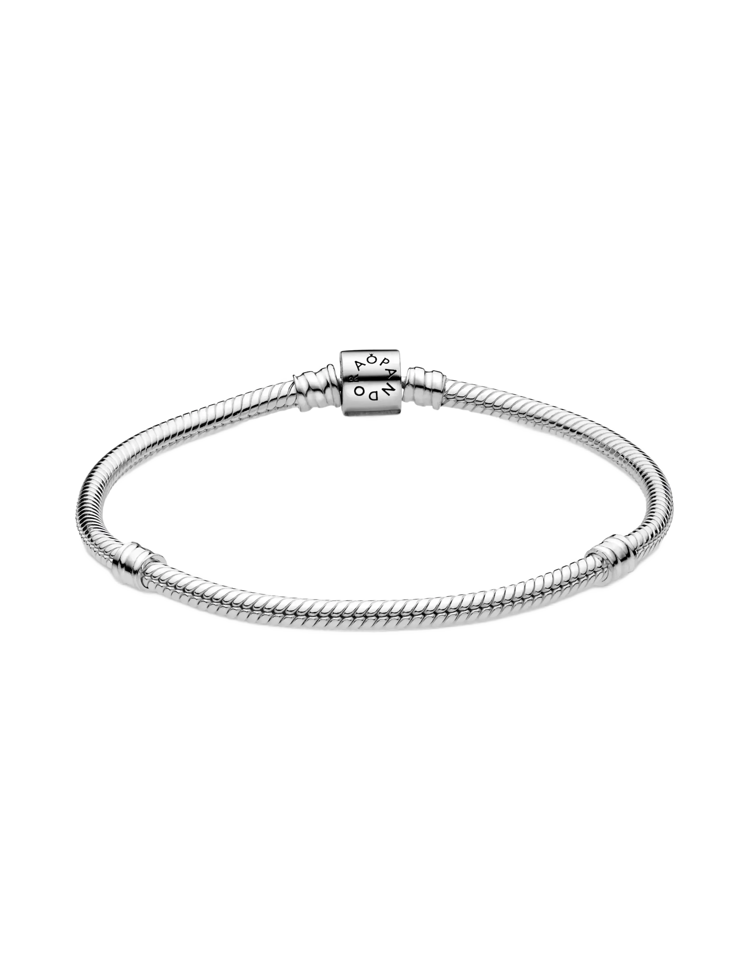 Pandora - Snake chain sterling silver bracelet - no color - 2