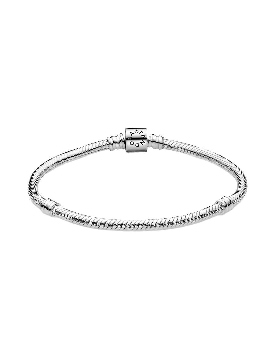 Pandora - Snake chain sterling silver bracelet - no color - 2