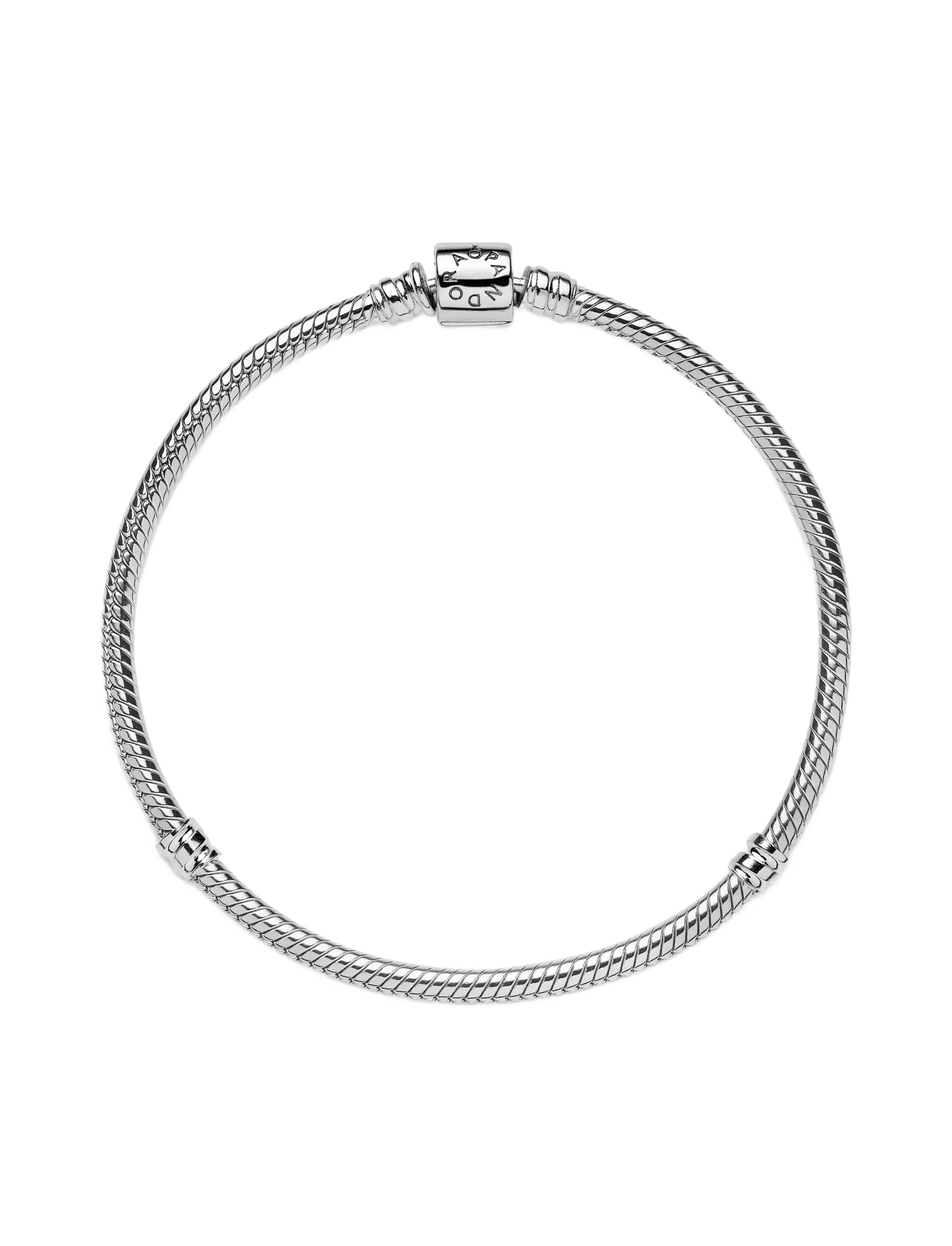 Pandora - Snake chain sterling silver bracelet - no color - 3