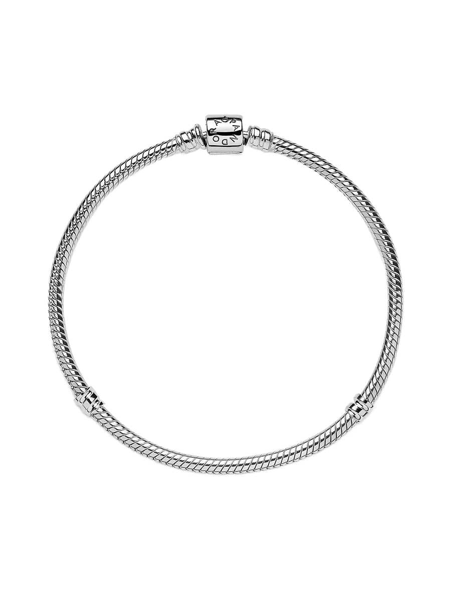 Pandora - Snake chain sterling silver bracelet - no color - 3