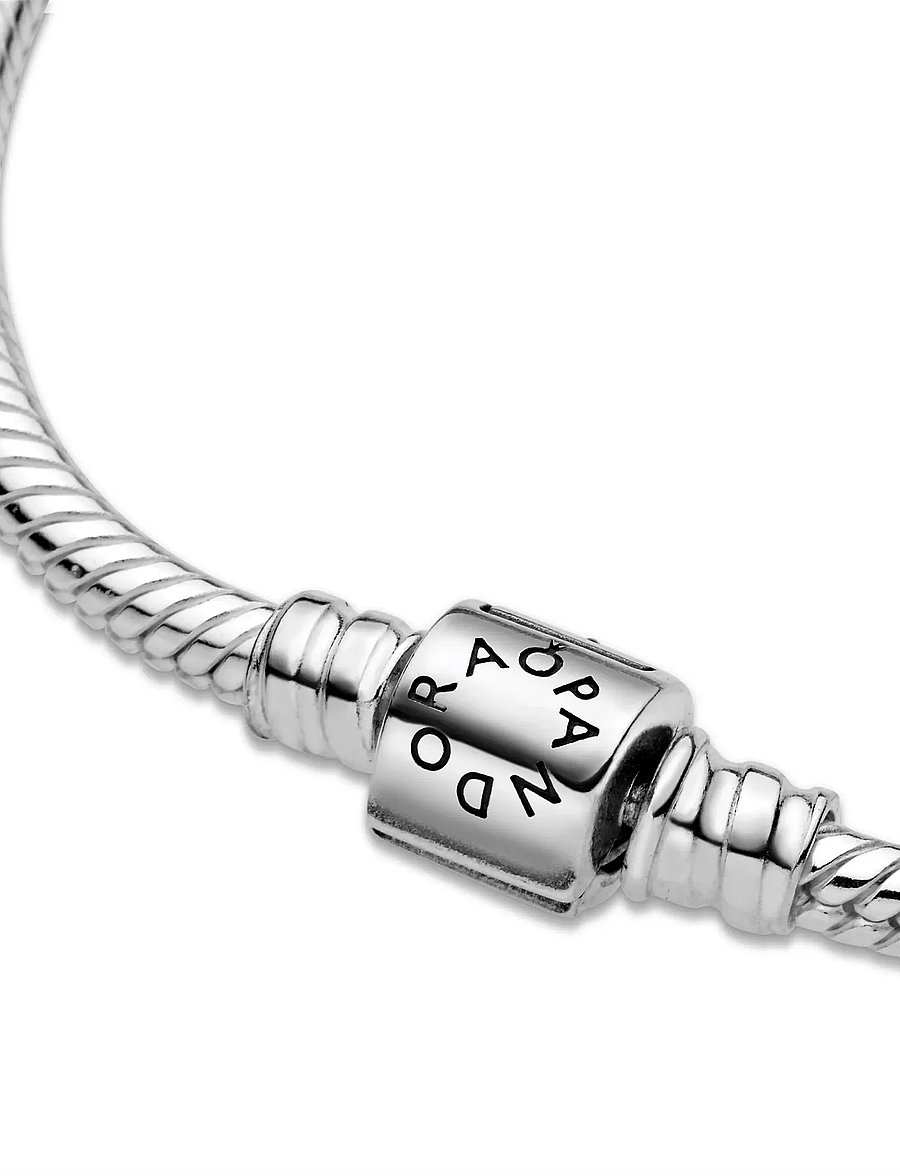 Pandora - Snake chain sterling silver bracelet - no color - 4