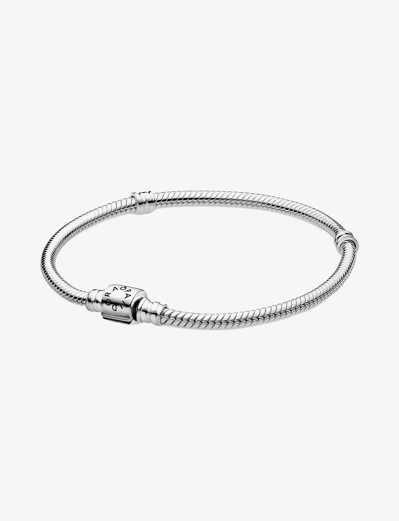 Pandora - Snake chain sterling silver bracelet - chain bracelets - no color - 1
