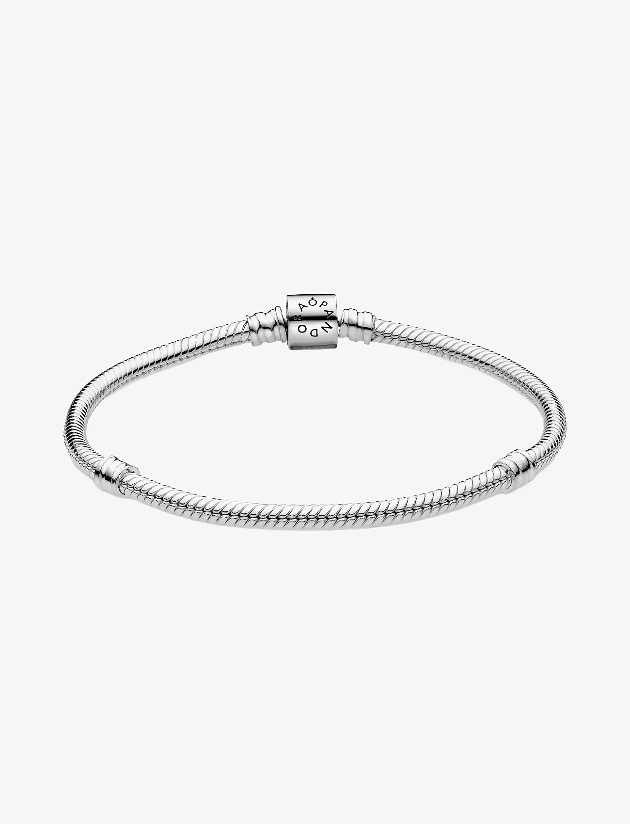 Pandora - Snake chain sterling silver bracelet - chain bracelets - no color - 2