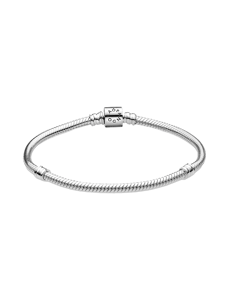 Pandora - Snake chain sterling silver bracelet - kedjearmband - no color - 2