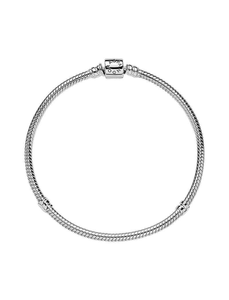 Pandora - Snake chain sterling silver bracelet - kedjearmband - no color - 3