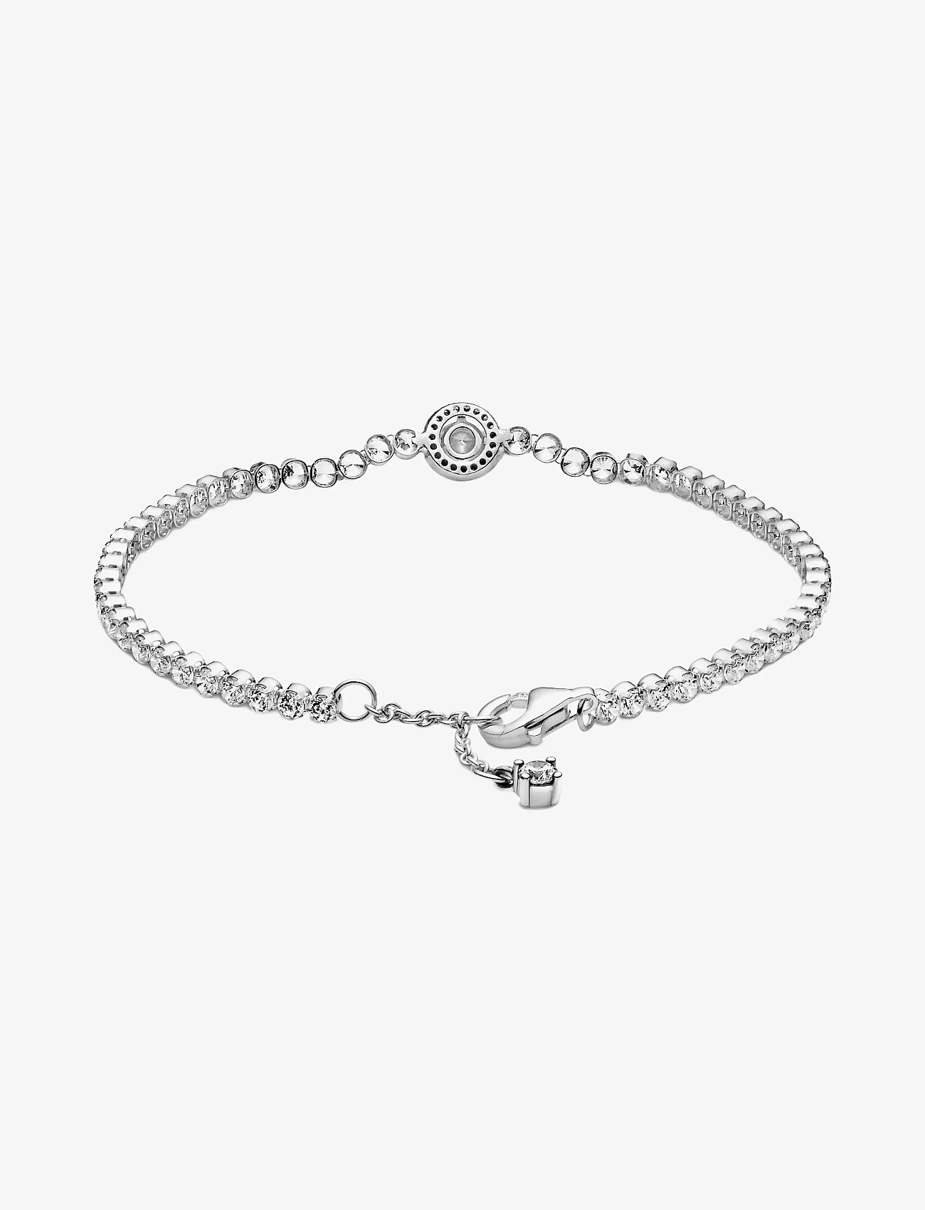 Pandora - Sterling silver bracelet with clear cubic zirconia - käeketid - clear - 2
