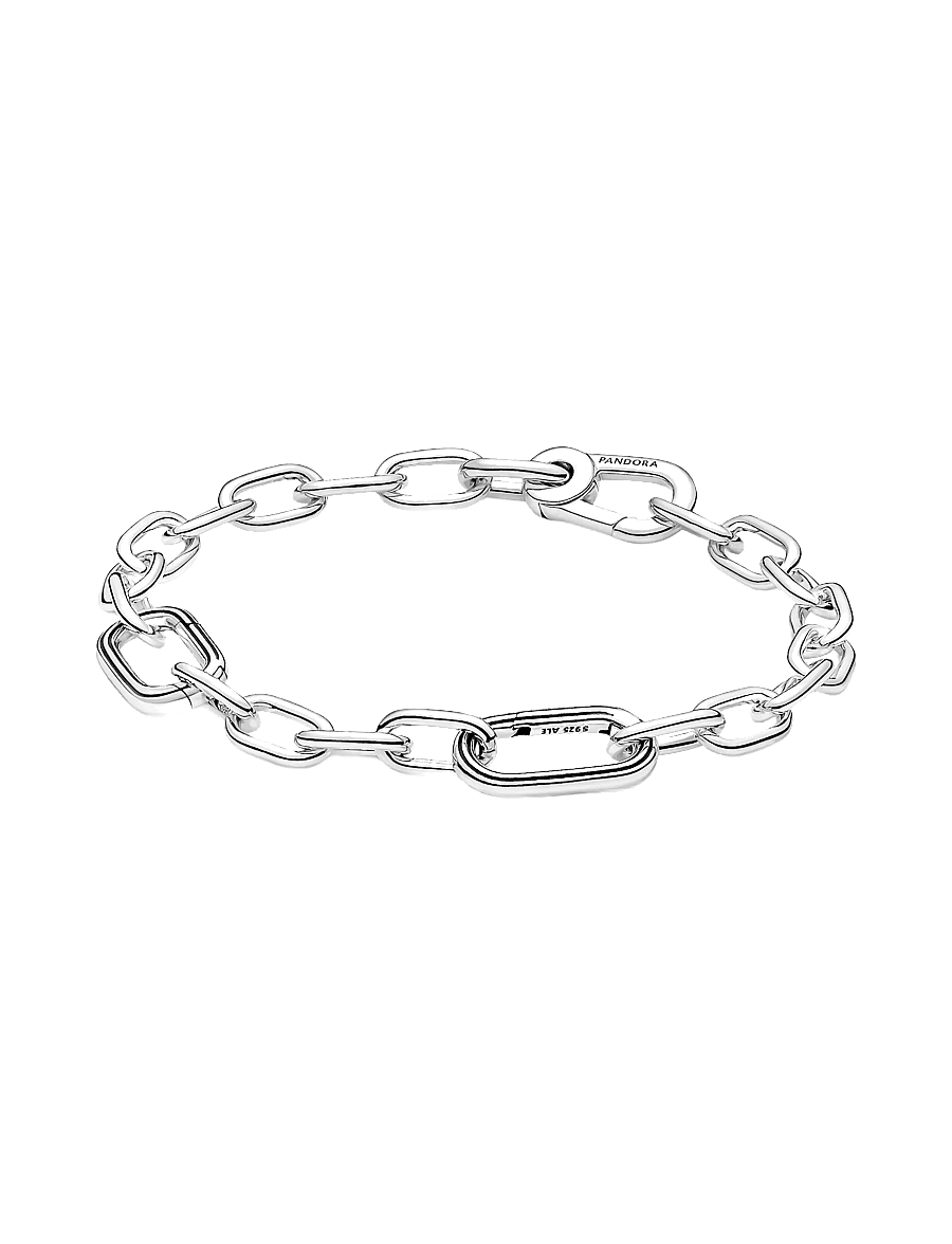 Pandora - Sterling silver small link bracelet - kedjearmband - no color - 1
