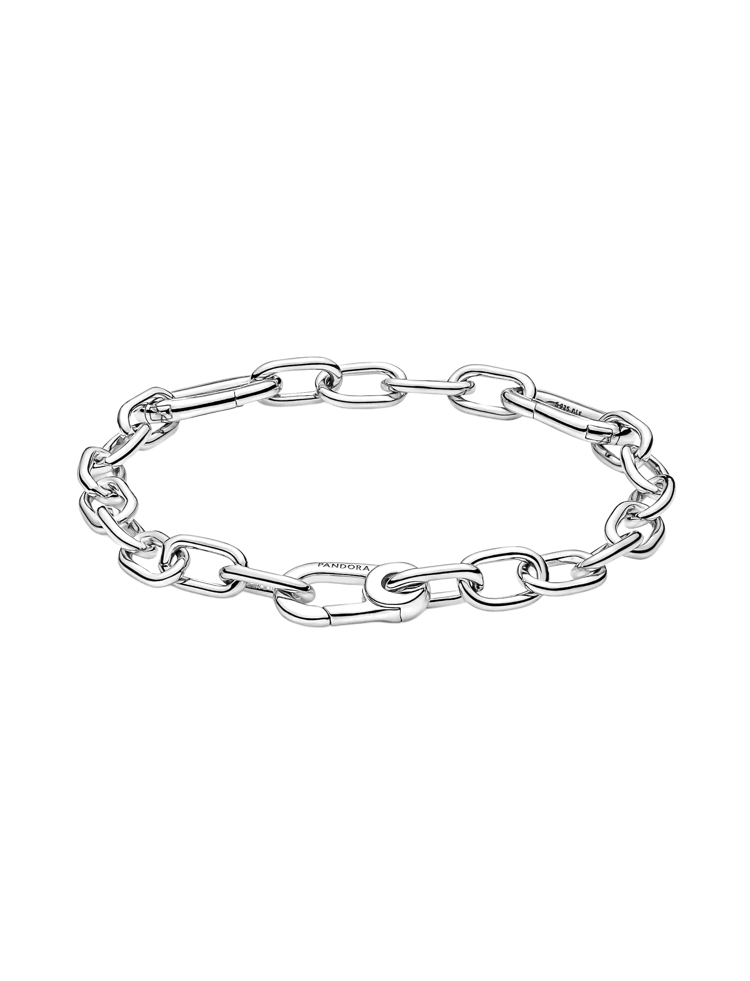 Pandora - Sterling silver small link bracelet - kedjearmband - no color - 2