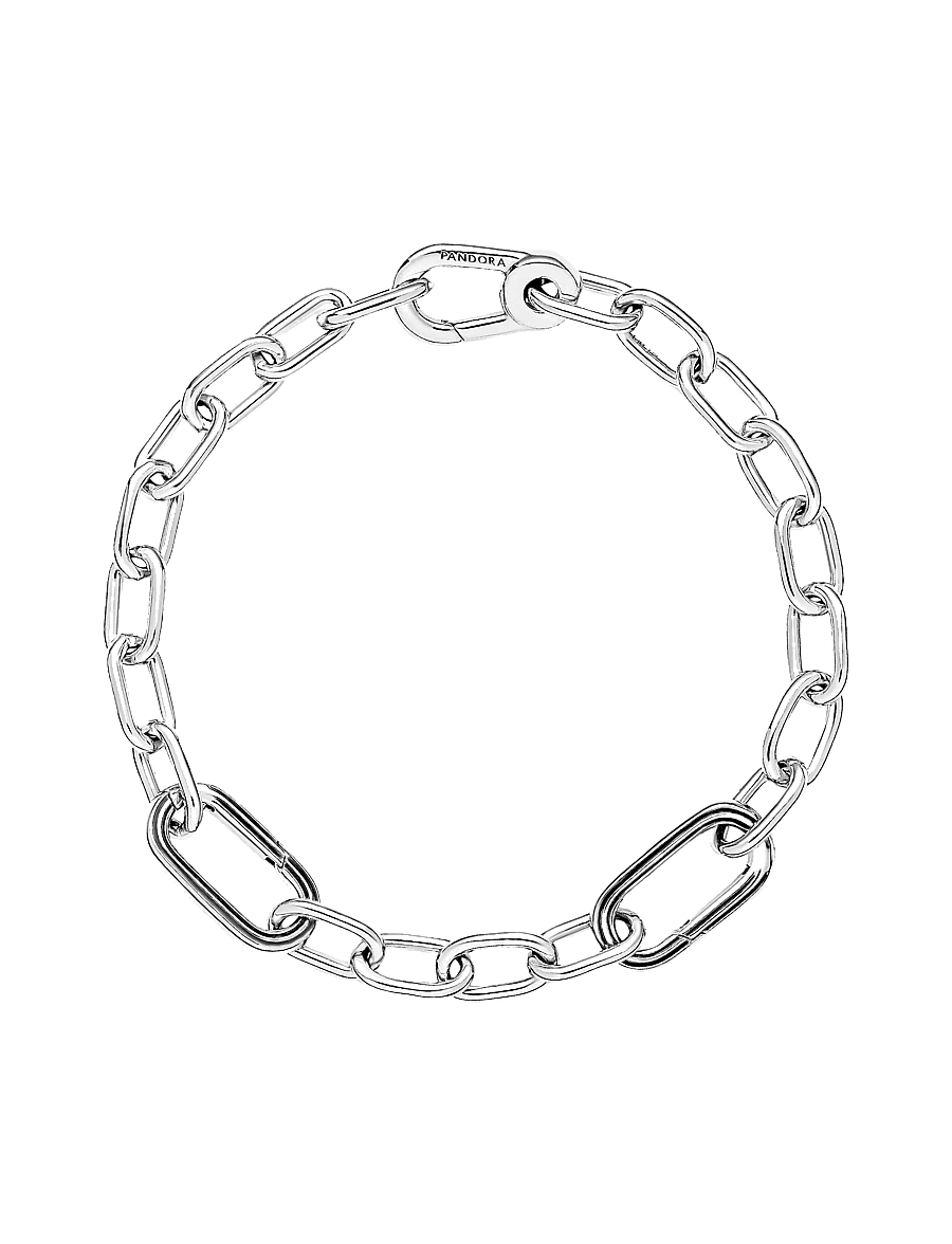 Pandora - Sterling silver small link bracelet - kedjearmband - no color - 3