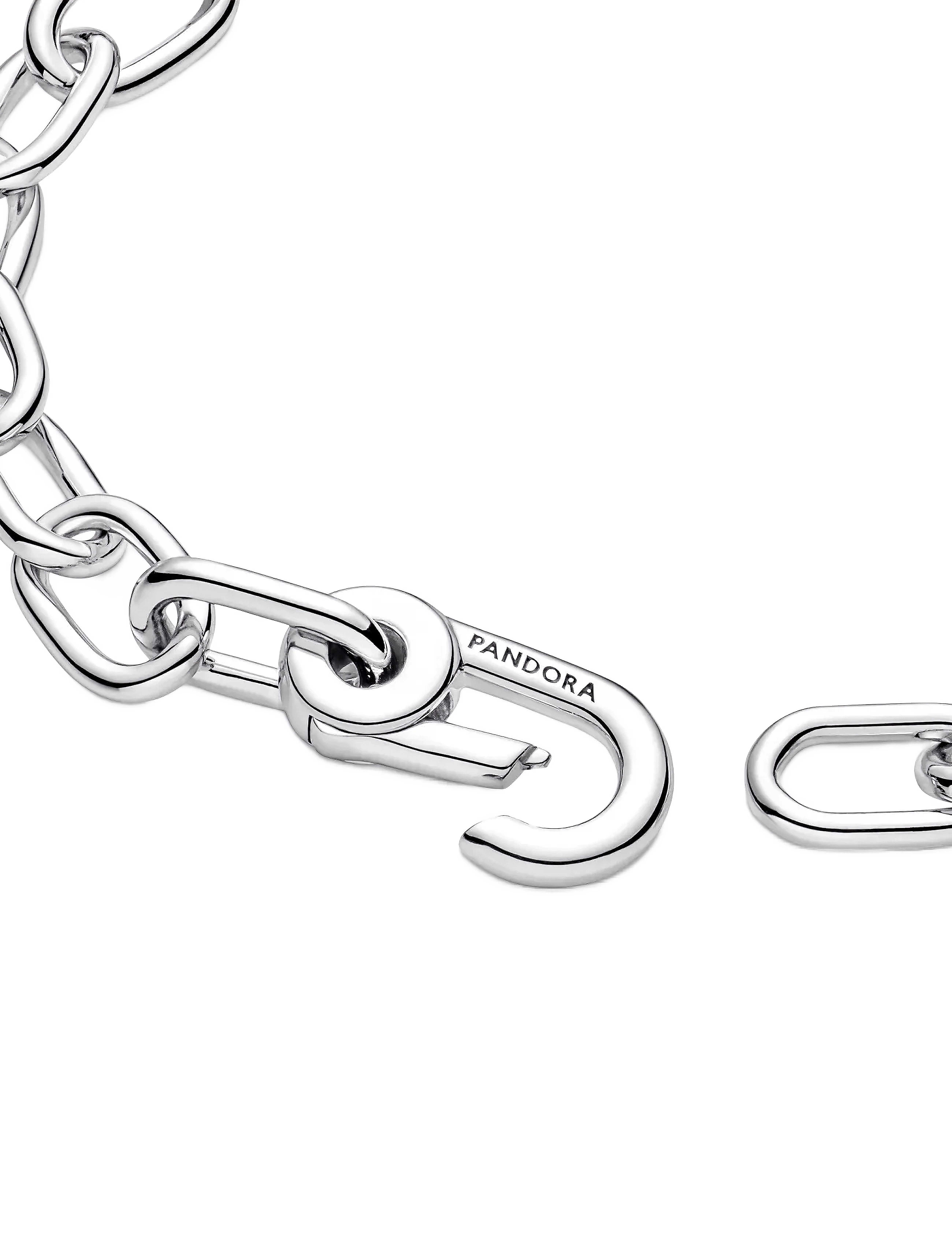 Pandora - Sterling silver small link bracelet - kedjearmband - no color - 5
