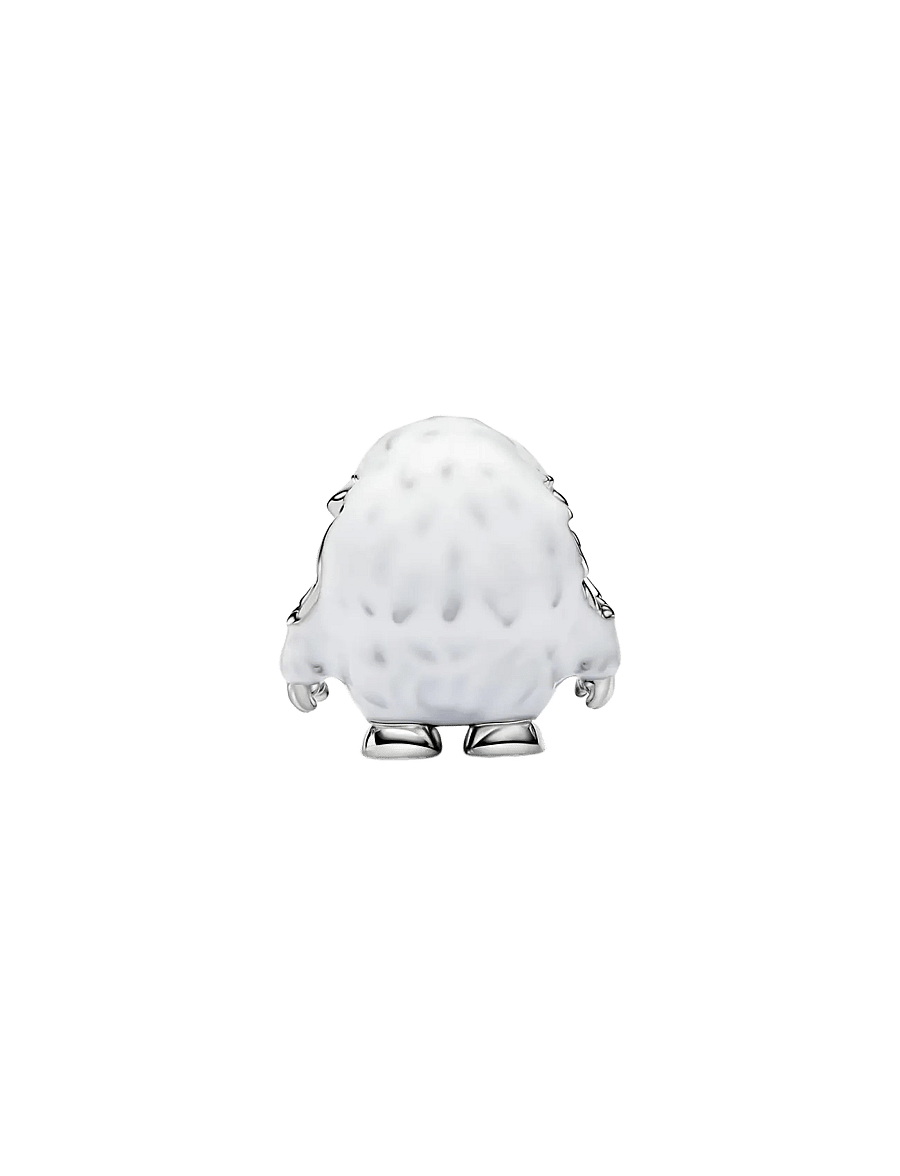 Pandora - Platinum Snowy Yeti Charm - white - 2
