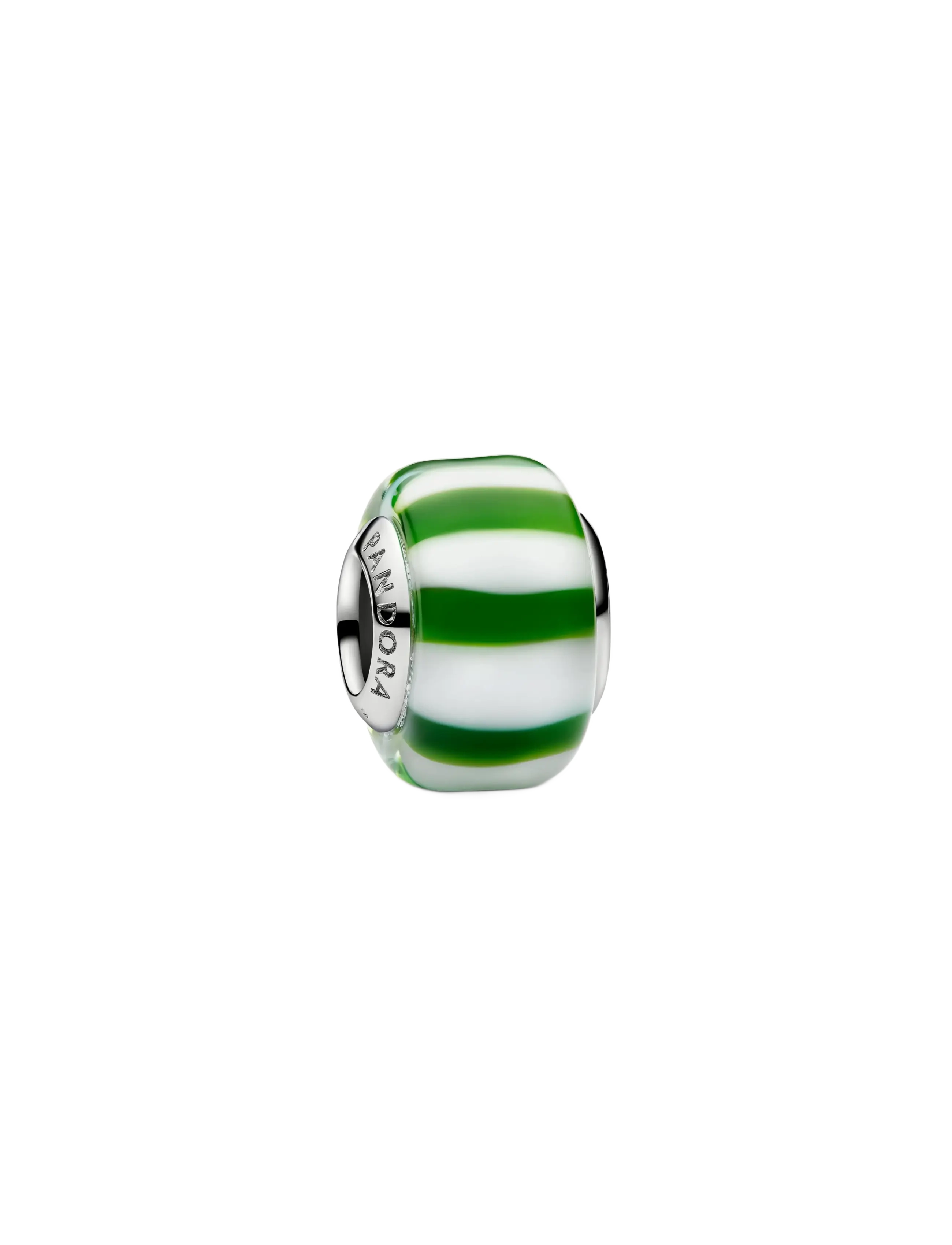 Pandora Platinum Green Peppermint Murano Glass Charm - Schmuck - GREEN / green