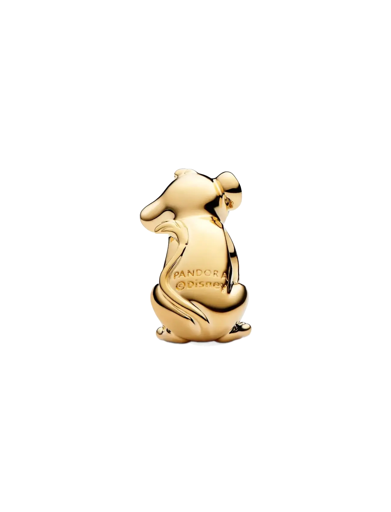 Pandora - Disney The Lion King Simba 14k gold-plated charm with black and pink enamel - pendentifs - black - 2