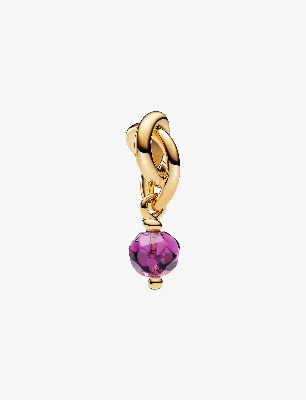 Pandora - Faceted Red Eternity Circle Dangle - pendants - purple - 0