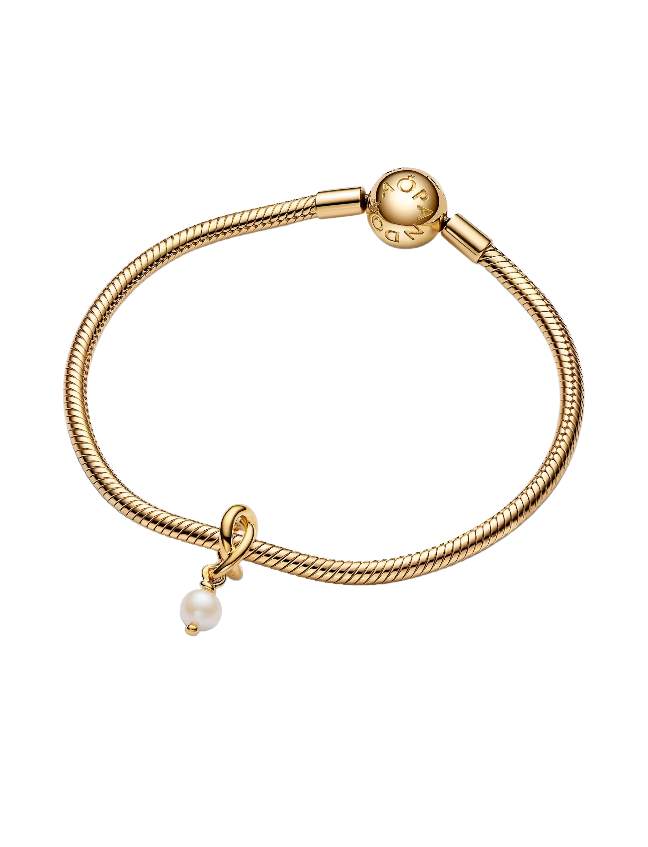 Pandora - Treated Freshwater Cultured Pearl Eternity Circle - white - 2