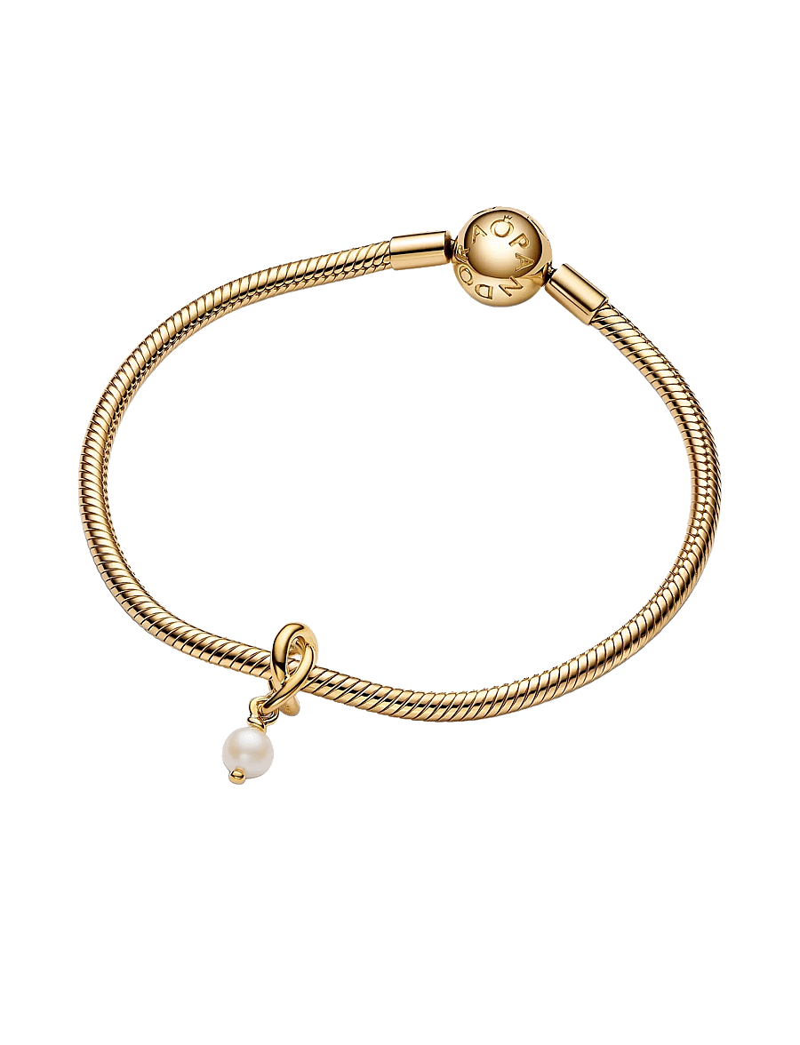 Pandora - Treated Freshwater Cultured Pearl Eternity Circle - white - 2