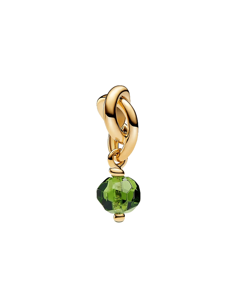 Pandora - Faceted Spring Green Eternity Circle Dangle - hängen & berlocker - light green - 1