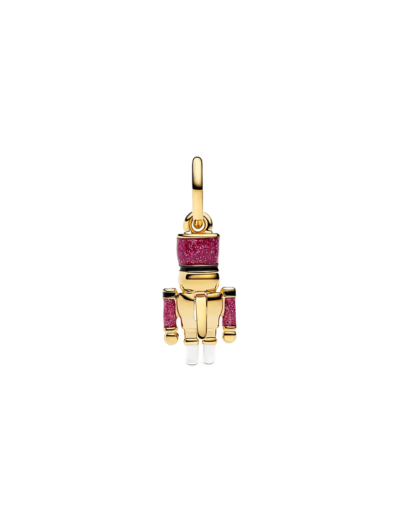 Pandora - Nutcracker 14k gold-plated dangle - anhänger - pink - 2