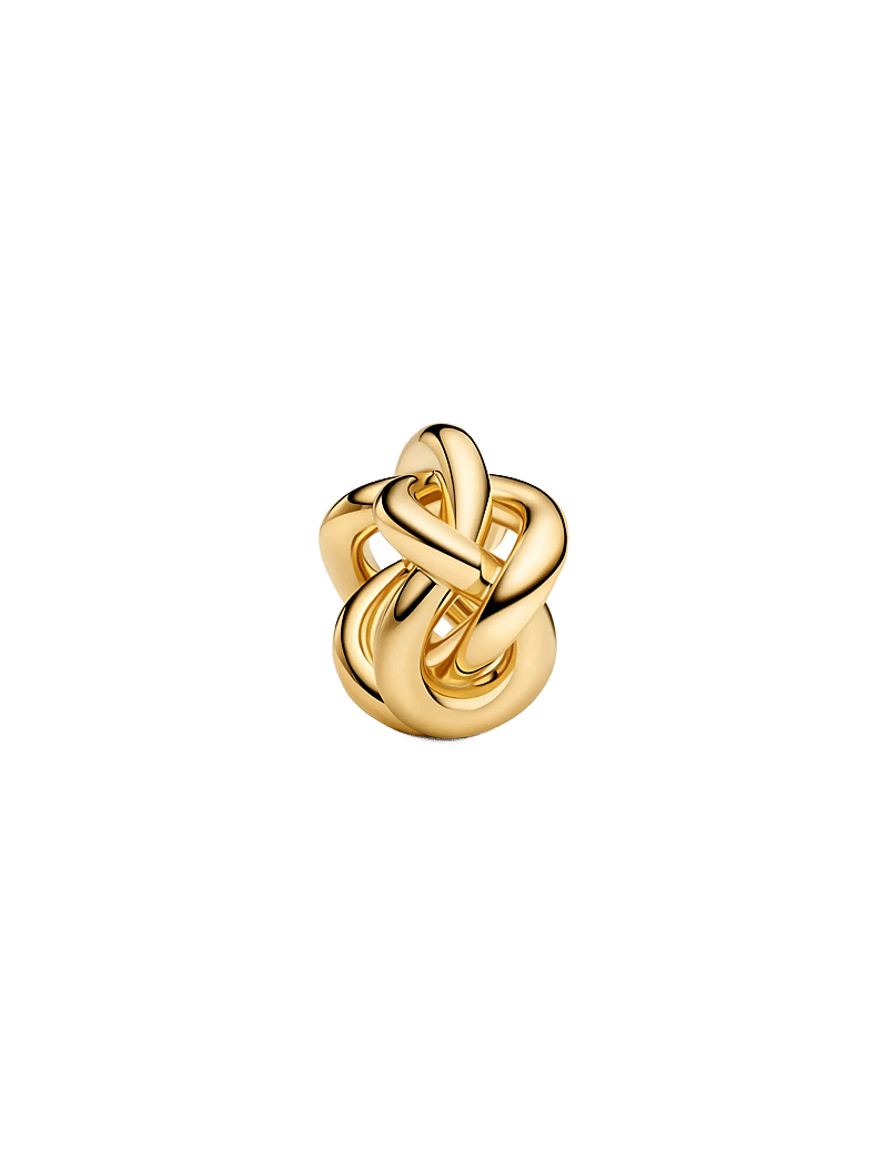 Pandora - Infinity knot 14k gold-plated charm - hängen & berlocker - no color - 1