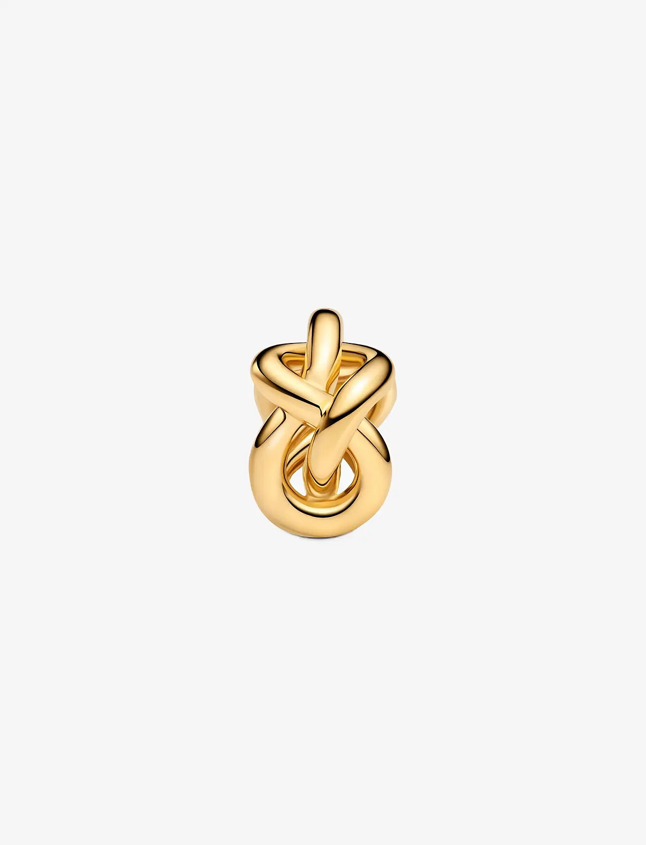 Pandora - Infinity knot 14k gold-plated charm - hängen & berlocker - no color - 2