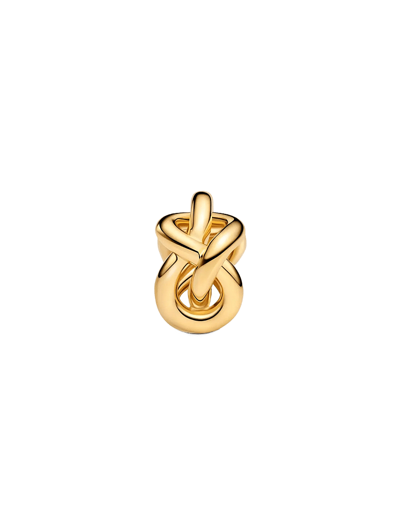 Pandora - Infinity knot 14k gold-plated charm - hängen & berlocker - no color - 2