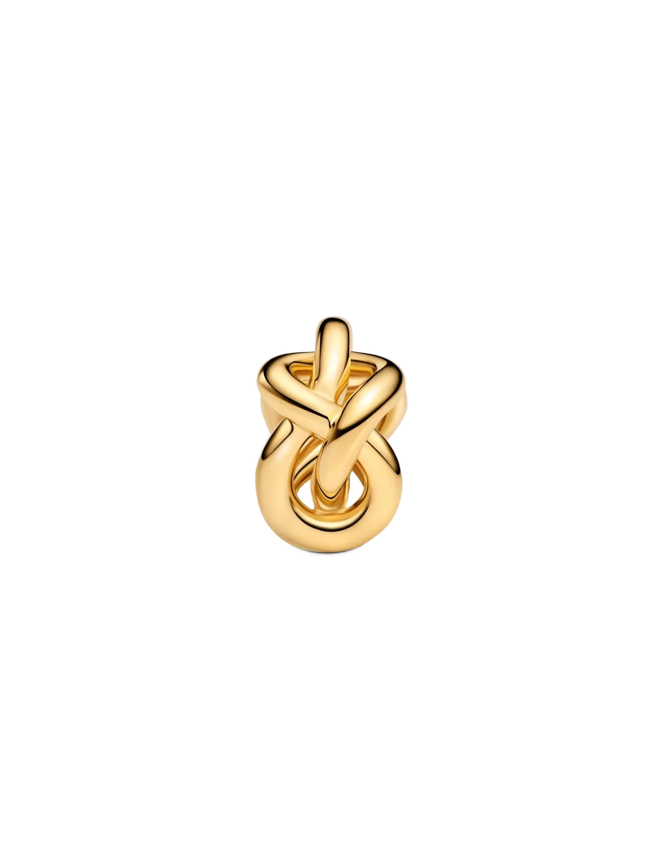 Pandora - Infinity knot 14k gold-plated charm - anhänger - no color - 2
