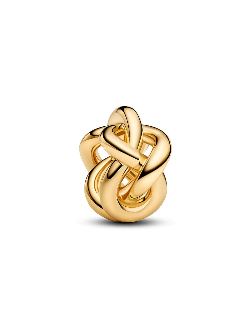 Pandora - Infinity knot 14k gold-plated charm - hängen & berlocker - no color - 4