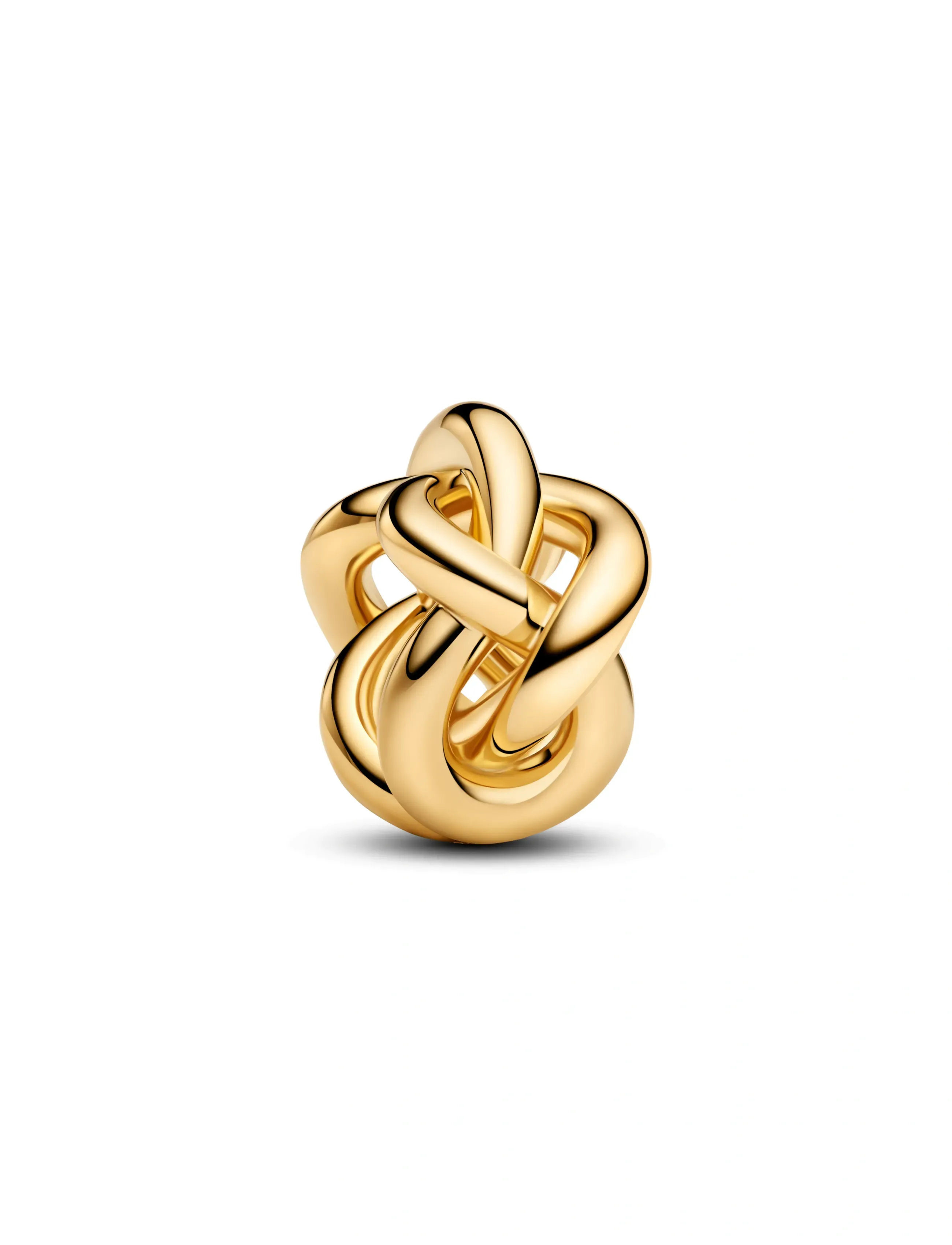 Pandora - Infinity knot 14k gold-plated charm - anhänger - no color - 4