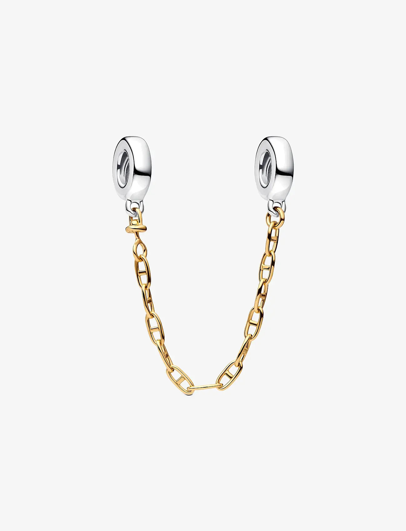 Pandora - Sterling silver and 14k gold-plated safety chain - ripatsid - no color - 1