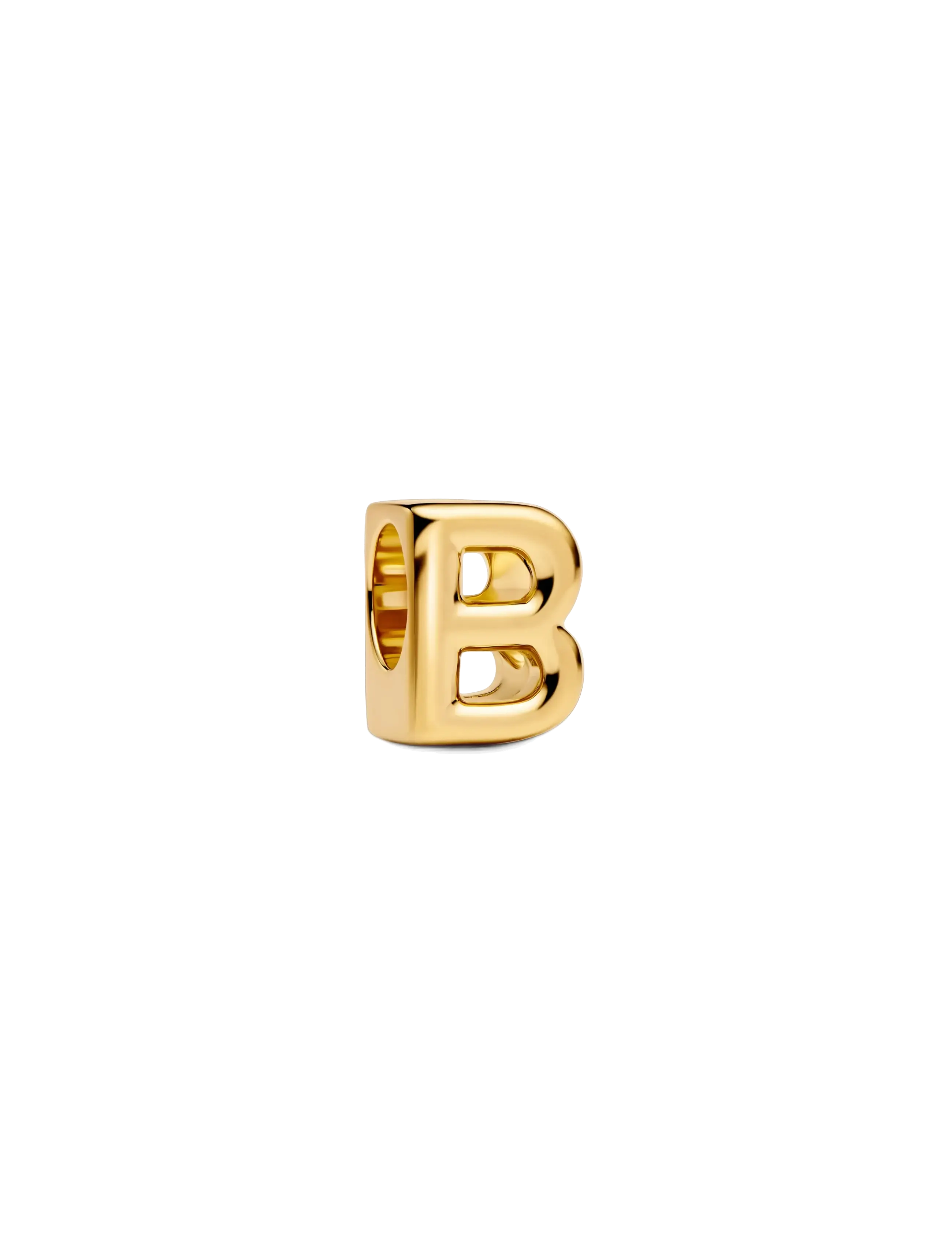 Pandora Letter B 14k gold-plated charm - Festtøj - NO COLOR / undefined