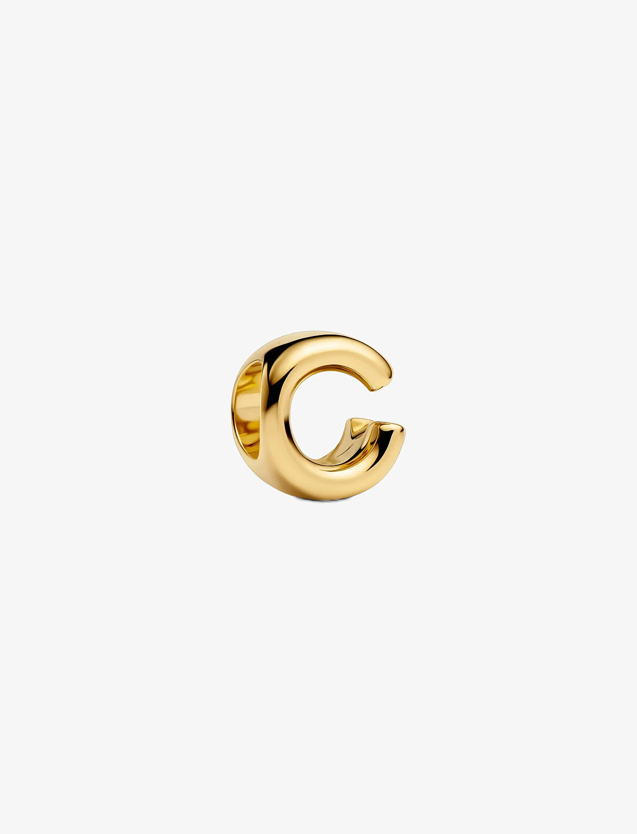 Pandora - Letter C 14k gold-plated charm - anhänger - no color - 1