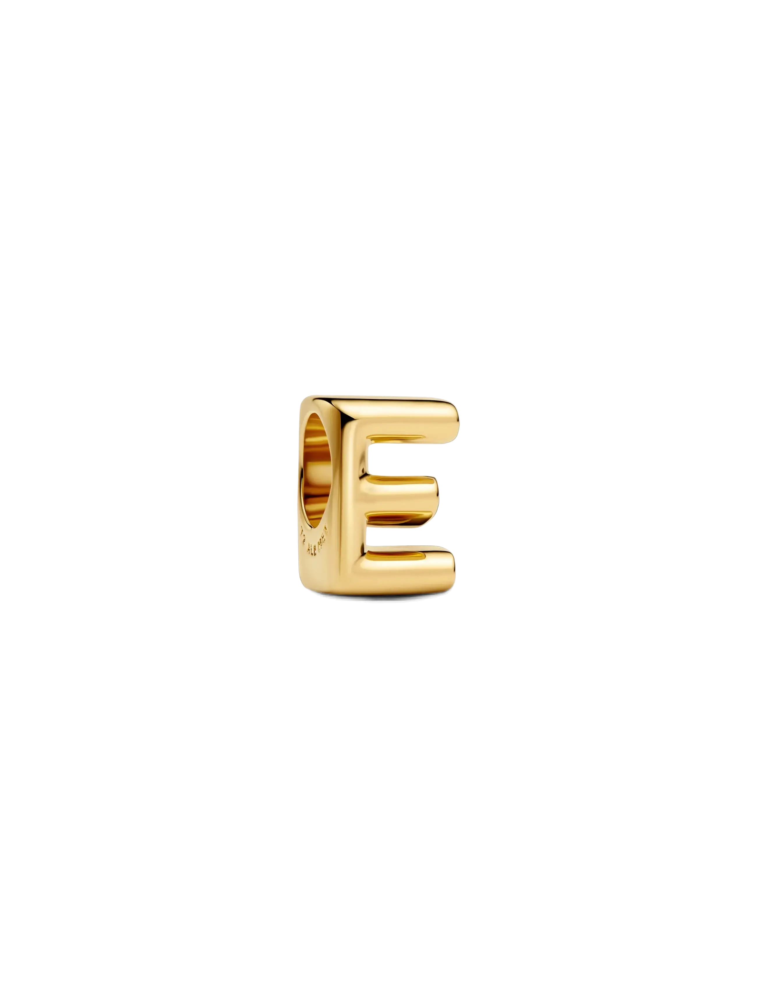 Pandora Letter E 14k gold-plated charm - Charms - NO COLOR / undefined