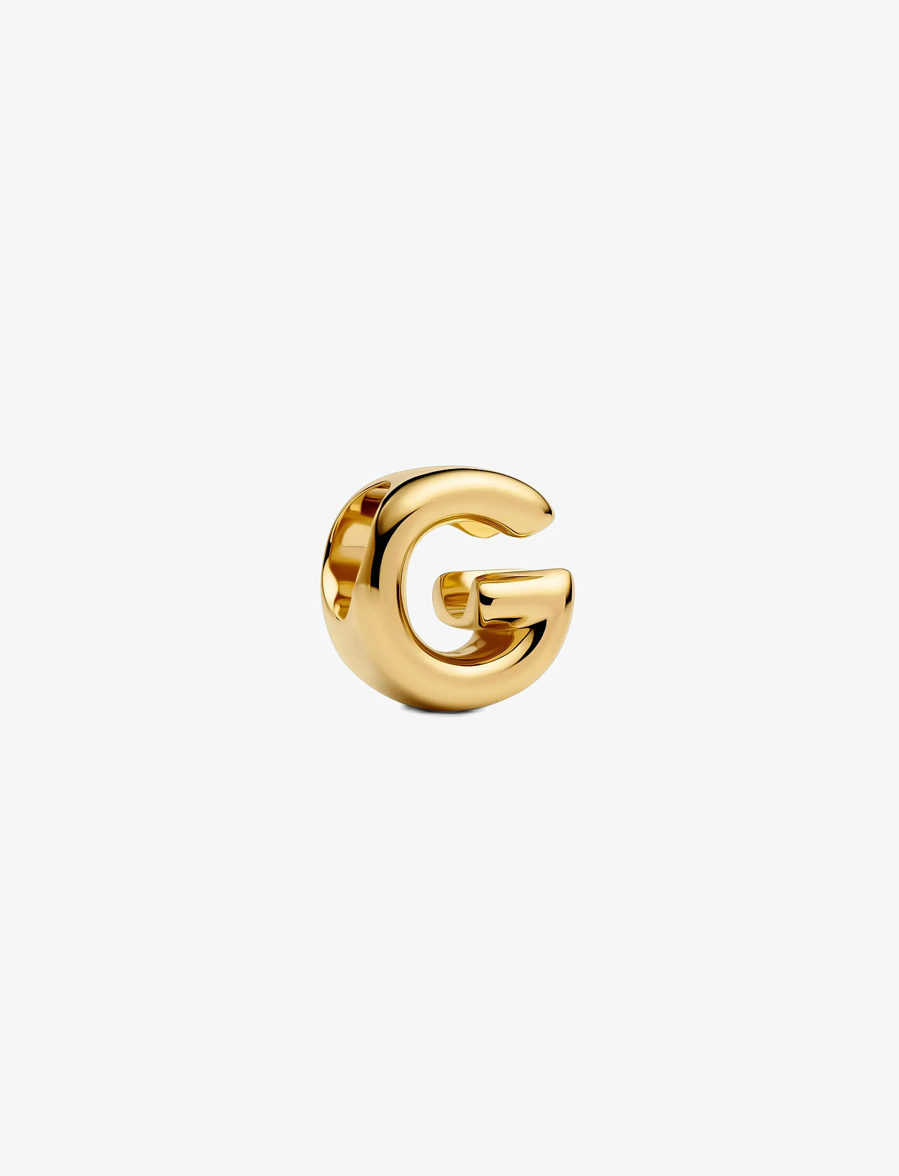 Pandora - Letter G 14k gold-plated charm - vedhæng - no color - 0