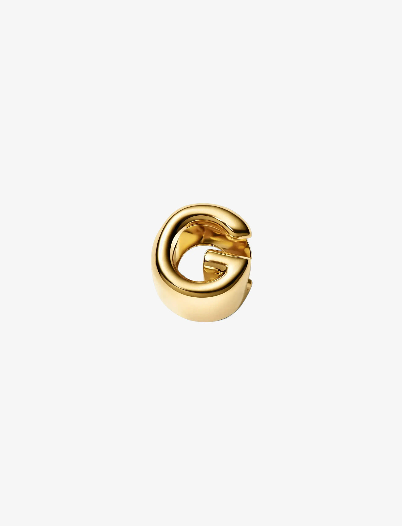 Pandora - Letter G 14k gold-plated charm - vedhæng - no color - 1